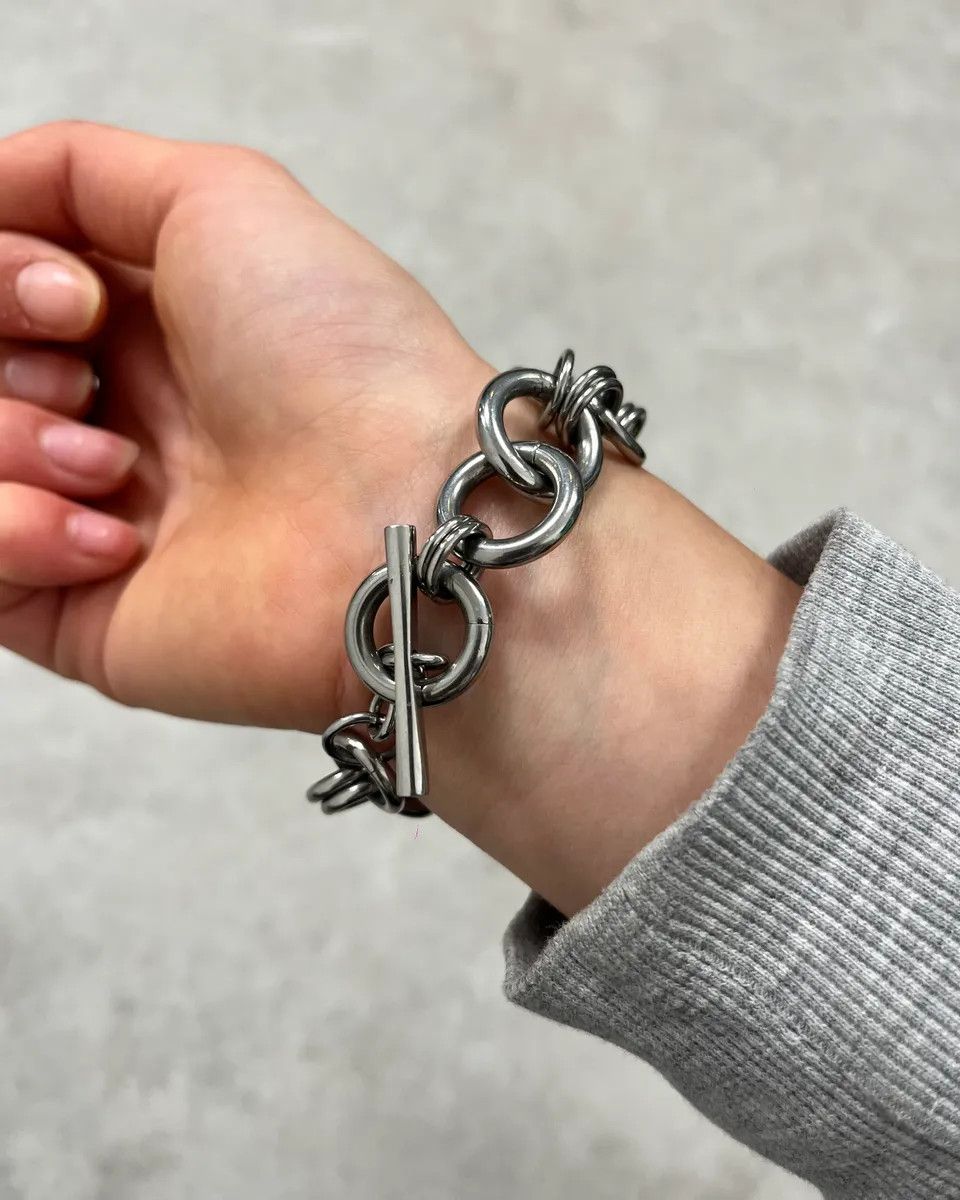 Calvin Klein Calvin Klein Silver Stainless Steel Link Bracelet Size ONE SIZE - 4 Thumbnail