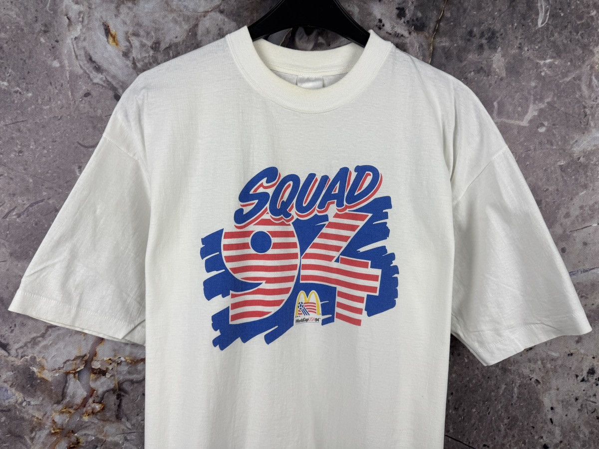 Vintage Vintage Squad 94 Graphic T-Shirt – White Oversized Fit Size US XL / EU 56 / 4 - 3 Thumbnail