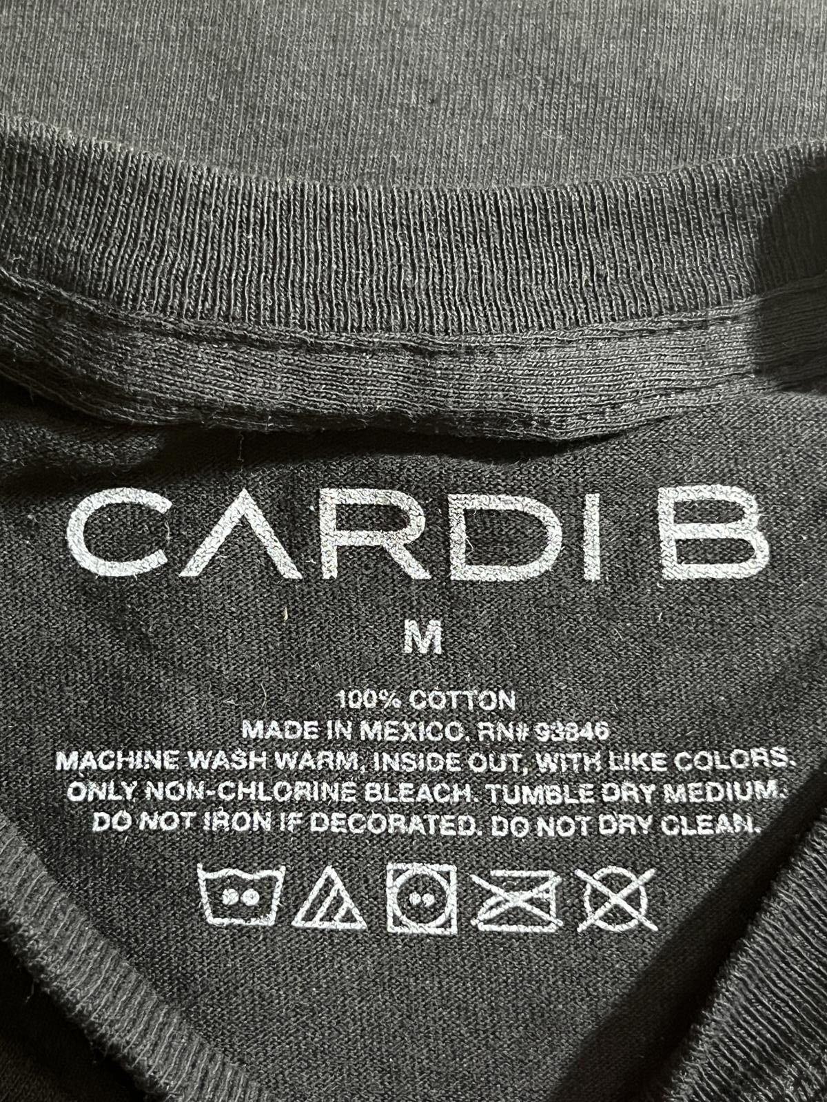 Designer Cardi B Official Tee - Fish CardiB T-shirt - M Size US M / EU 48-50 / 2 - 2 Thumbnail