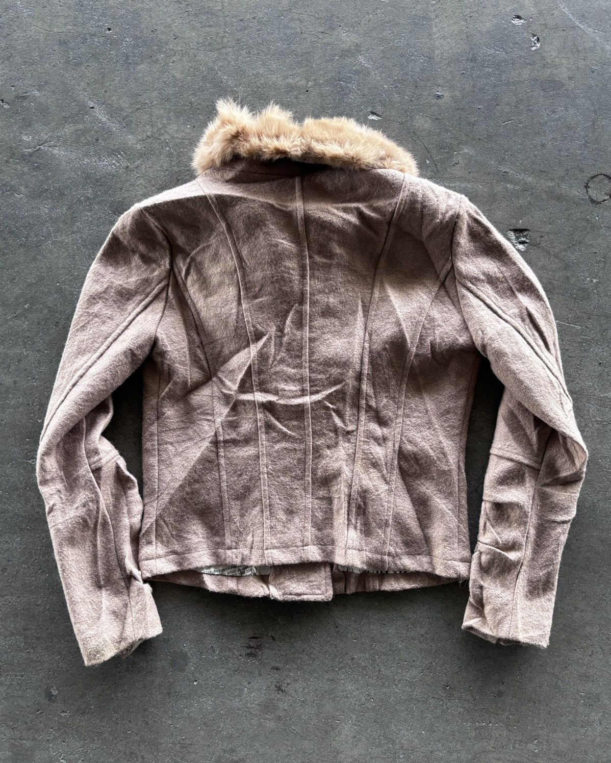 If Six Was Nine Helmut Lang Ekam Lgb Style Fur Assymetrical Jacket Size US M / EU 48-50 / 2 - 7 Thumbnail