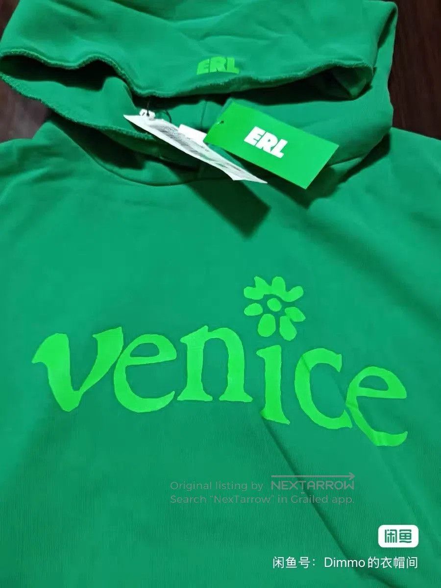 ERL ERL x CDG Green Daisy 3/4 Sleeve Hoodie. Size US S / EU 44-46 / 1 - 2 Thumbnail