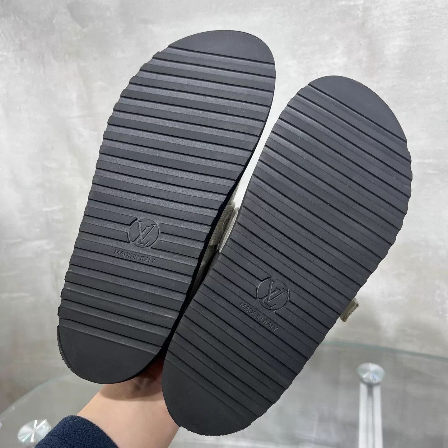 Louis Vuitton LV cosy gray all over print Birkenstock UK3/37 Size US 6.5 / IT 36.5 - 7 Thumbnail