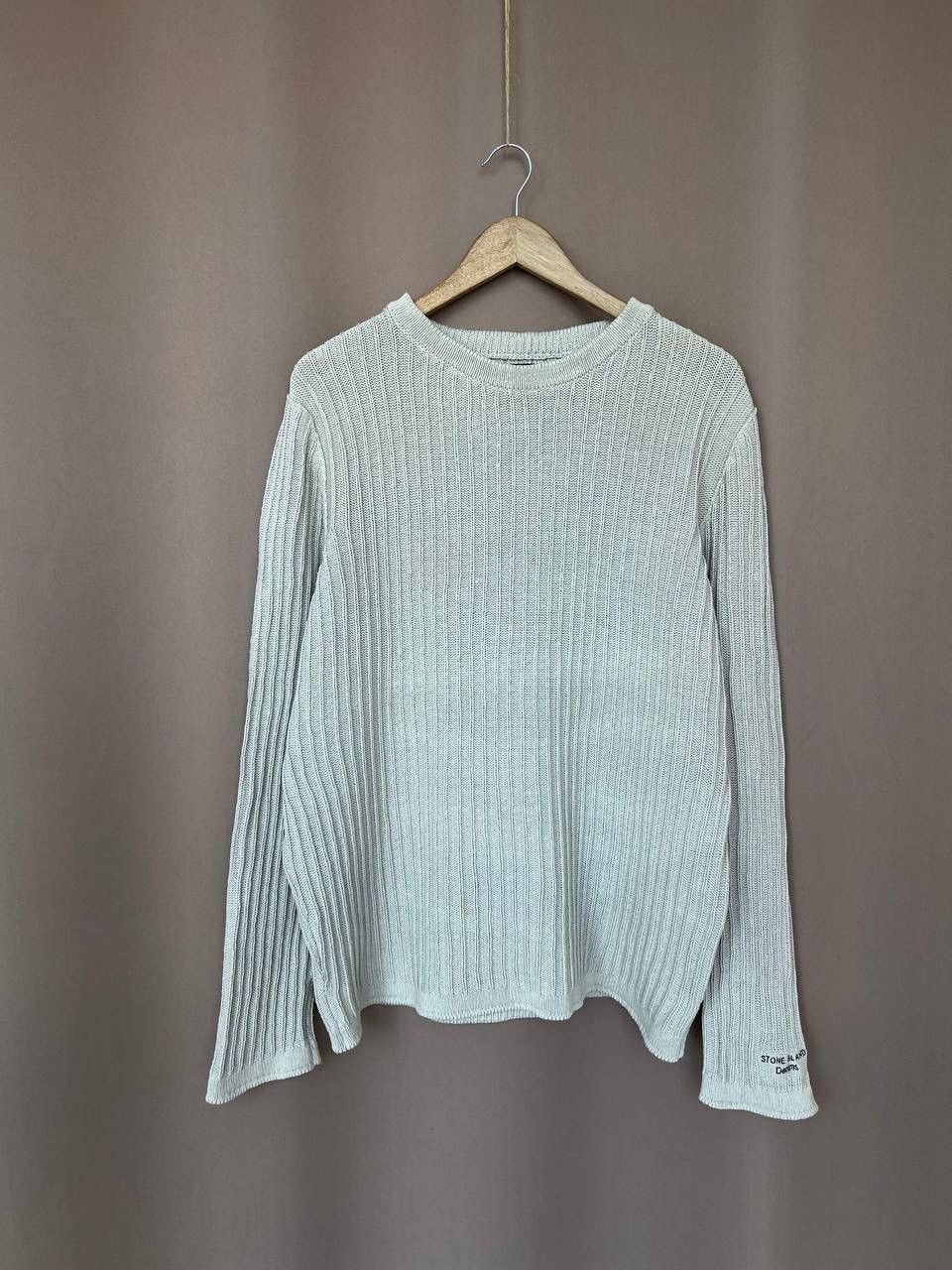 Stone Island Stone Island Denims Knit Sweater Vintage Size XL Cotton Rare Size US XL / EU 56 / 4 - 1 Thumbnail