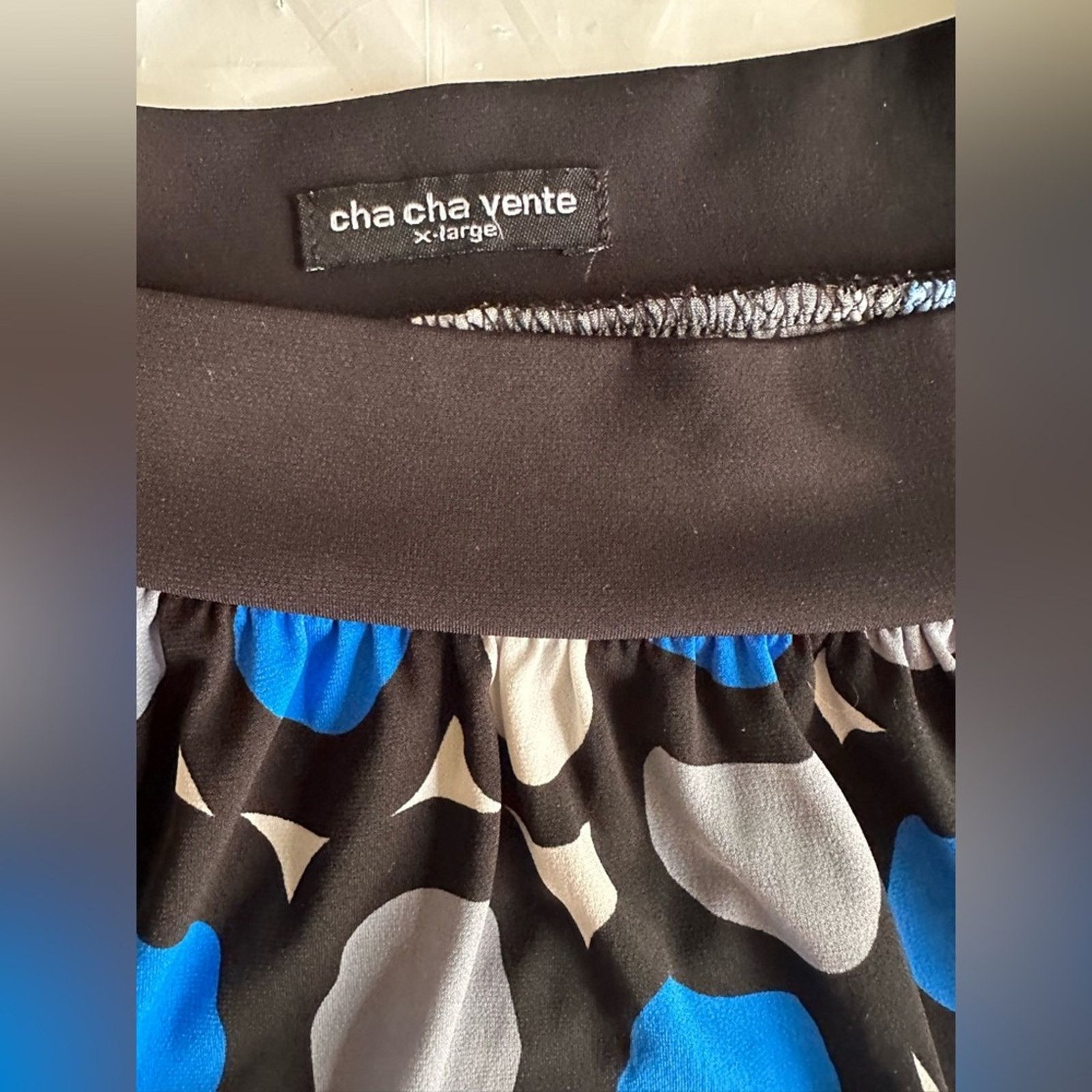 & Other Stories Cha Cha Vente Blue Circle Pattern Blouse XL Size XL / US 12-14 / IT 48-50 - 4 Thumbnail