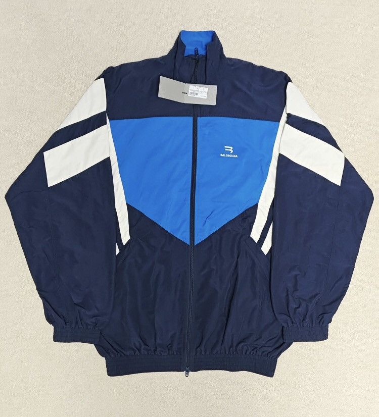 Balenciaga Balenciaga 21ss show blue and white jacket - DMC Size US XS / EU 42 / 0 - 1 Thumbnail