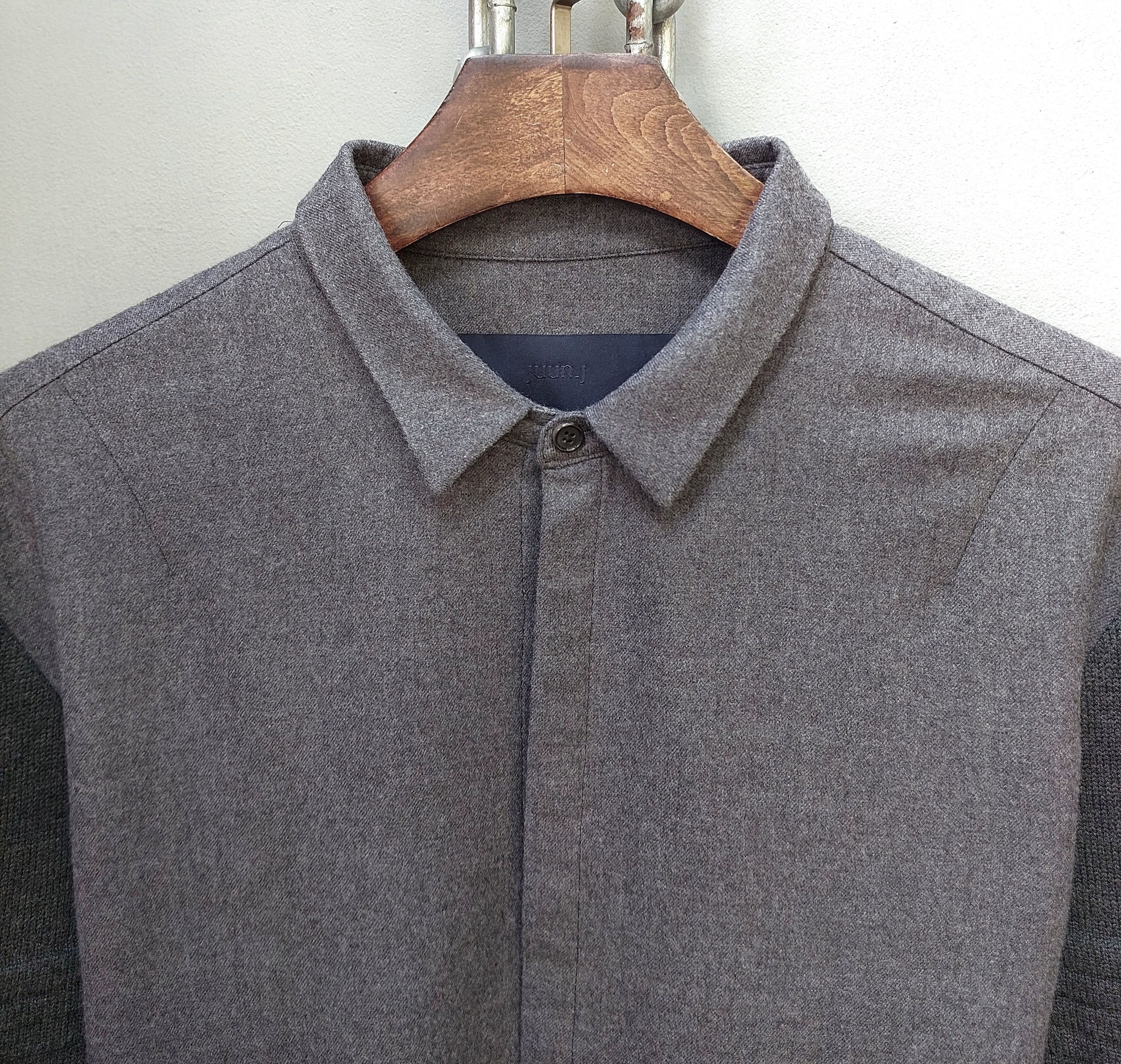 Juun.J Juun.J Color Blocked Hidden Buttons Shirt Size US S / EU 44-46 / 1 - 5 Thumbnail