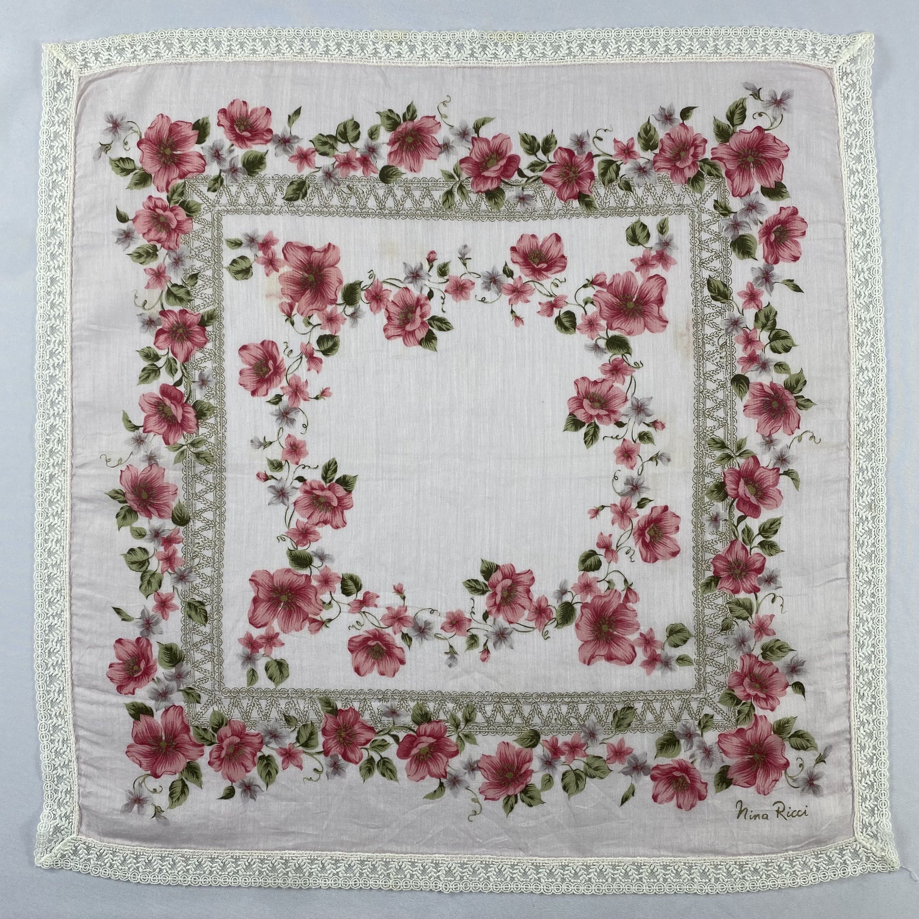 Nina Ricci Nina Ricci Handkerchief / Bandana / Neckerchief C909 Size ONE SIZE - 3 Thumbnail