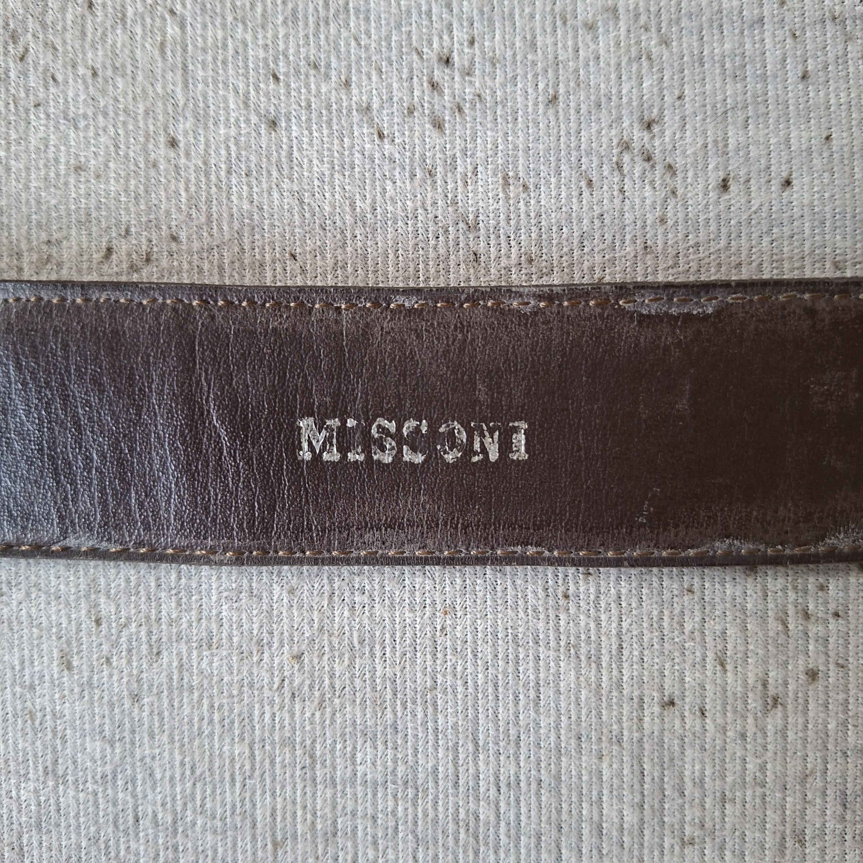Missoni 🧩 Vintage missoni crafted design leather belt Size ONE SIZE - 8 Thumbnail