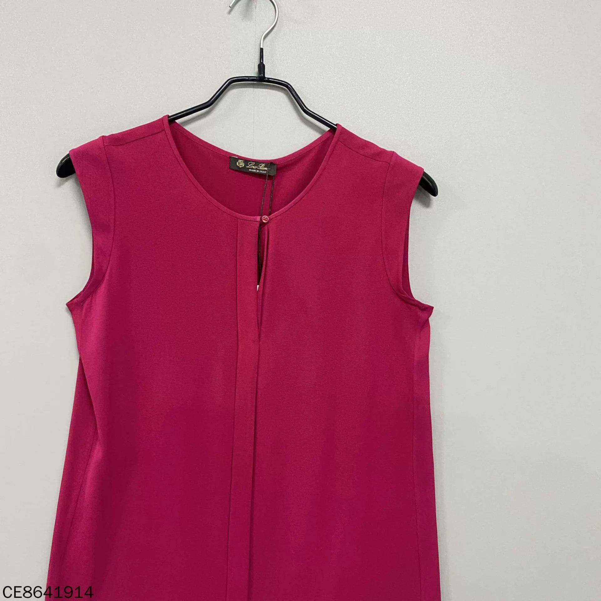 Loro Piana LP Loro Piana Red Silk Sleeveless Top 36 99 New Size XS / US 0-2 / IT 36-38 - 2 Thumbnail
