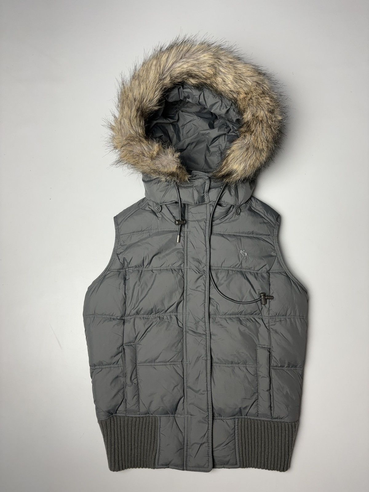 Abercrombie & Fitch × Vintage Abercrombie fitch vintage faux fur winter down vest Size M / US 6-8 / IT 42-44 - 9 Thumbnail