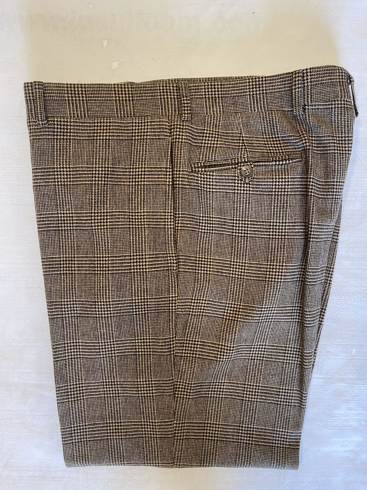 Polo Ralph Lauren × Vintage Prince of Wales Check Wool Suit Size 46R - 3 Thumbnail