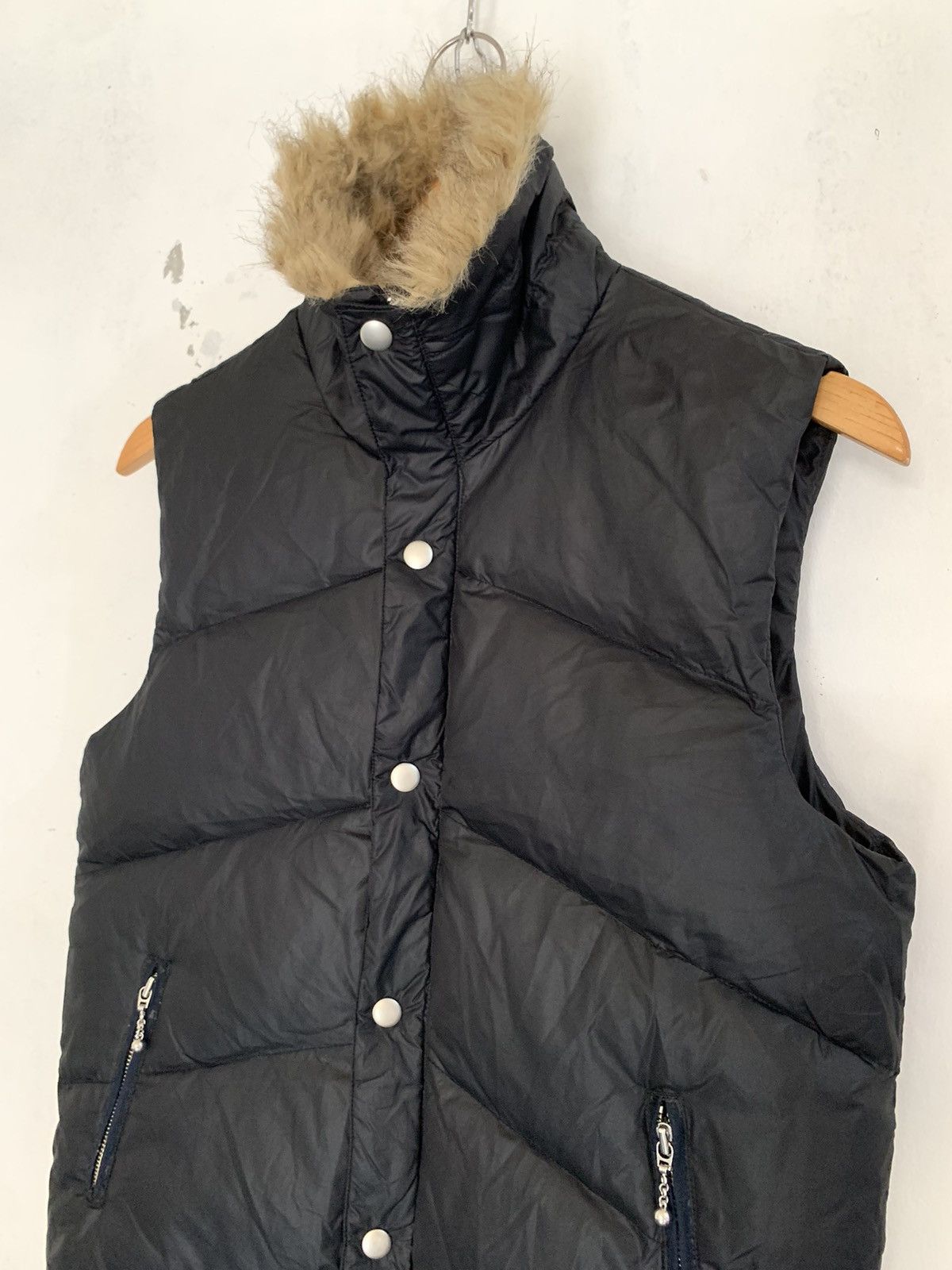 14th Addiction × If Six Was Nine × Slick Slick nylon fur collar down vest Size US S / EU 44-46 / 1 - 3 Thumbnail