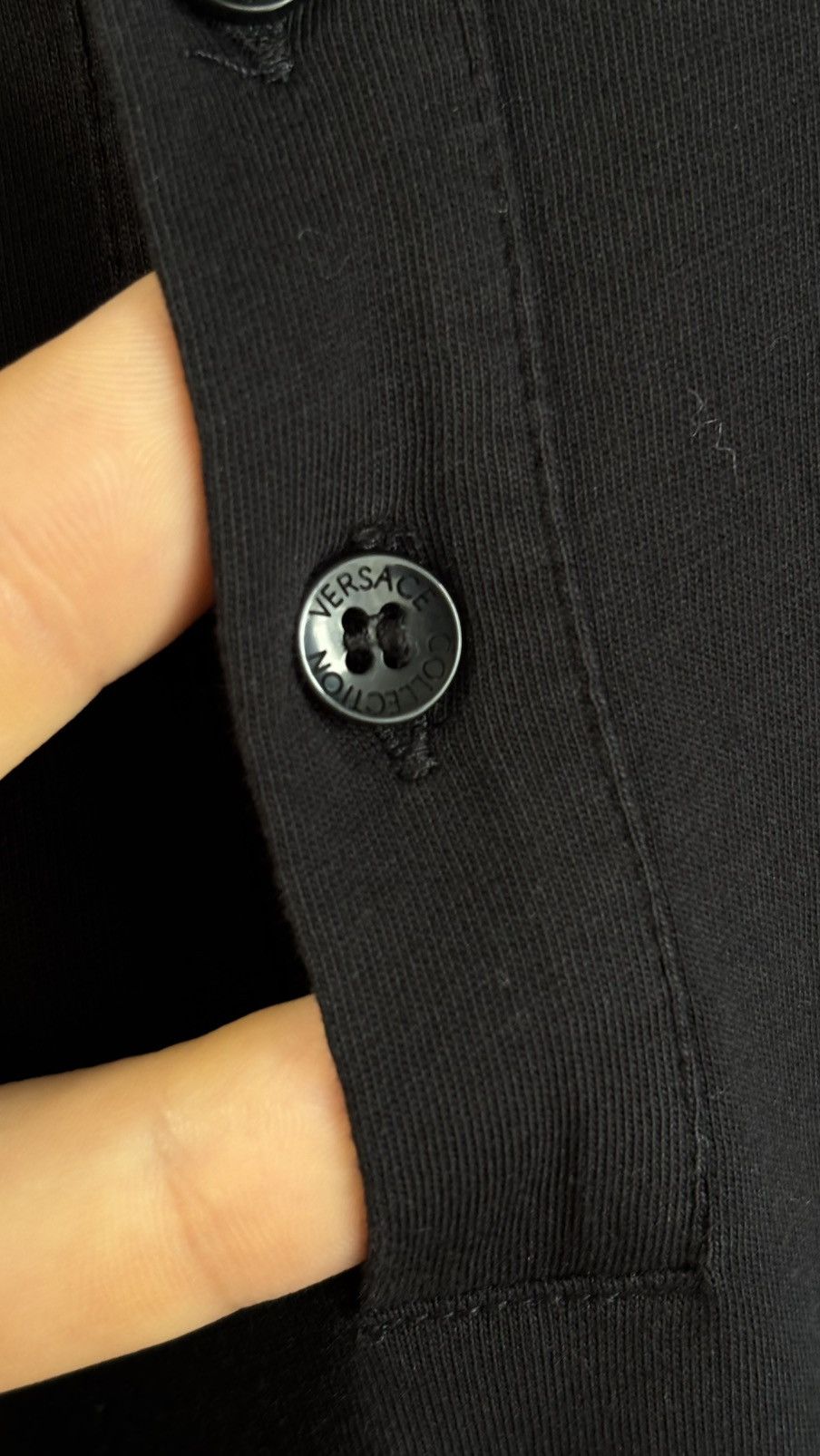 Designer × Versace Y2K style polo t-shirt by Versace Collection Size US XL / EU 56 / 4 - 5 Thumbnail