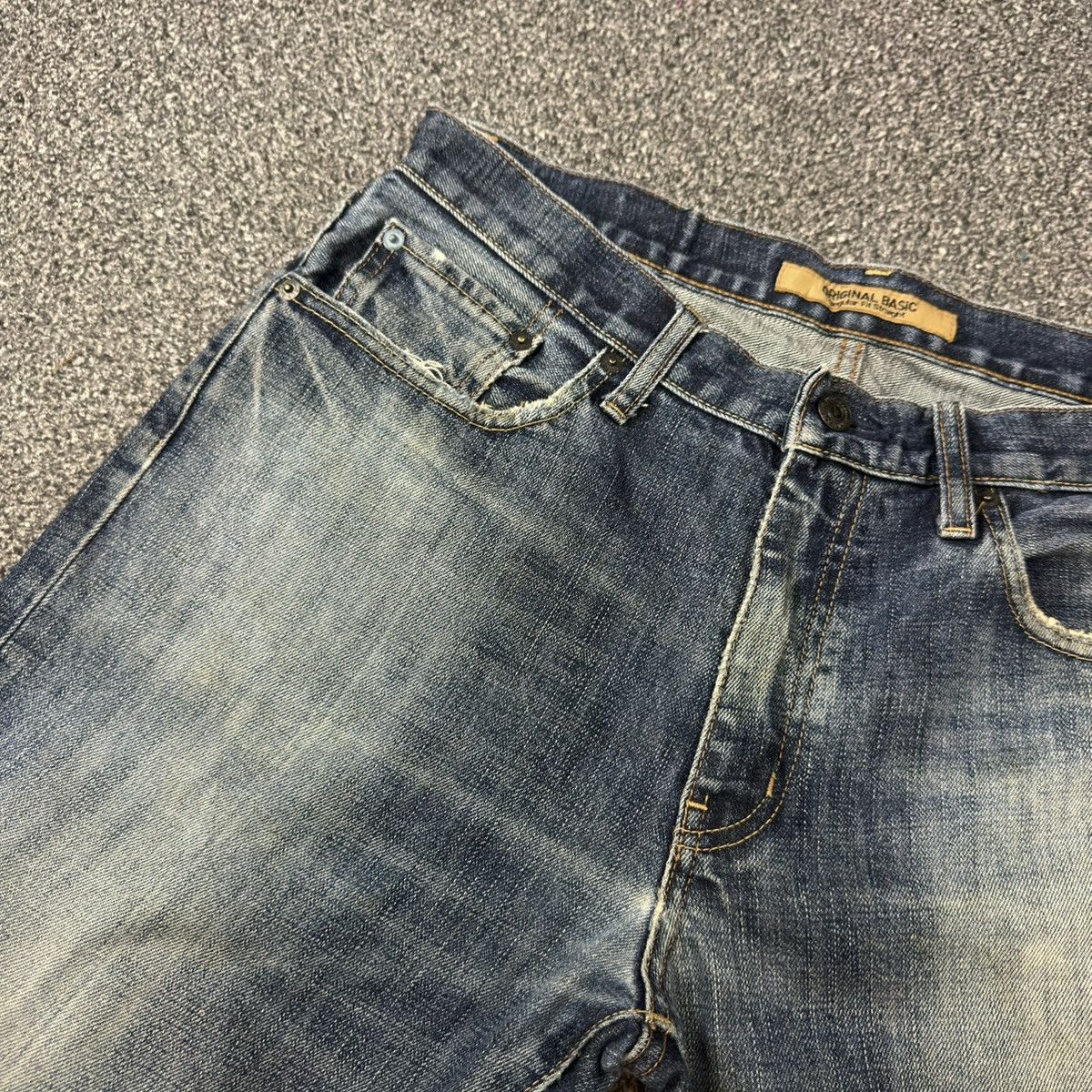 Undercover × Uniqlo 🔥🇯🇵 Vintage Japanese Uniqlo S002 Original Basic Jeans Denim Size US 32 / EU 48 - 11 Thumbnail