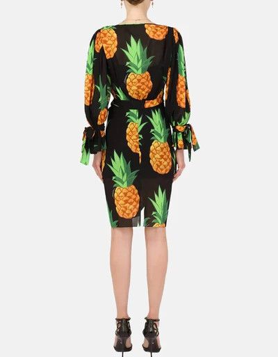 Dolce & Gabbana o1y0825 Mini Dress in Multicolor Size XS / US 0-2 / IT 36-38 - 4 Thumbnail
