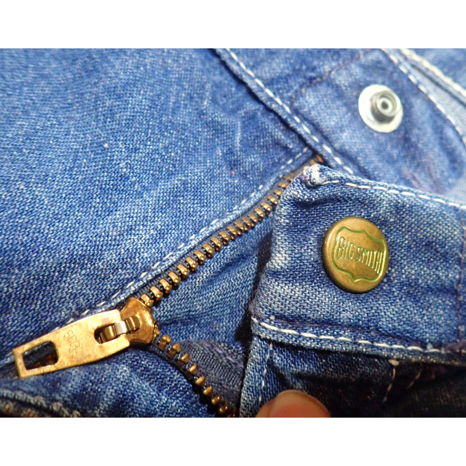 Vintage Vintage Big Smith Painters Pants 40x26 Blue Denim Carpenter Jean USA Union Made Size US 40 / EU 56 - 4 Thumbnail