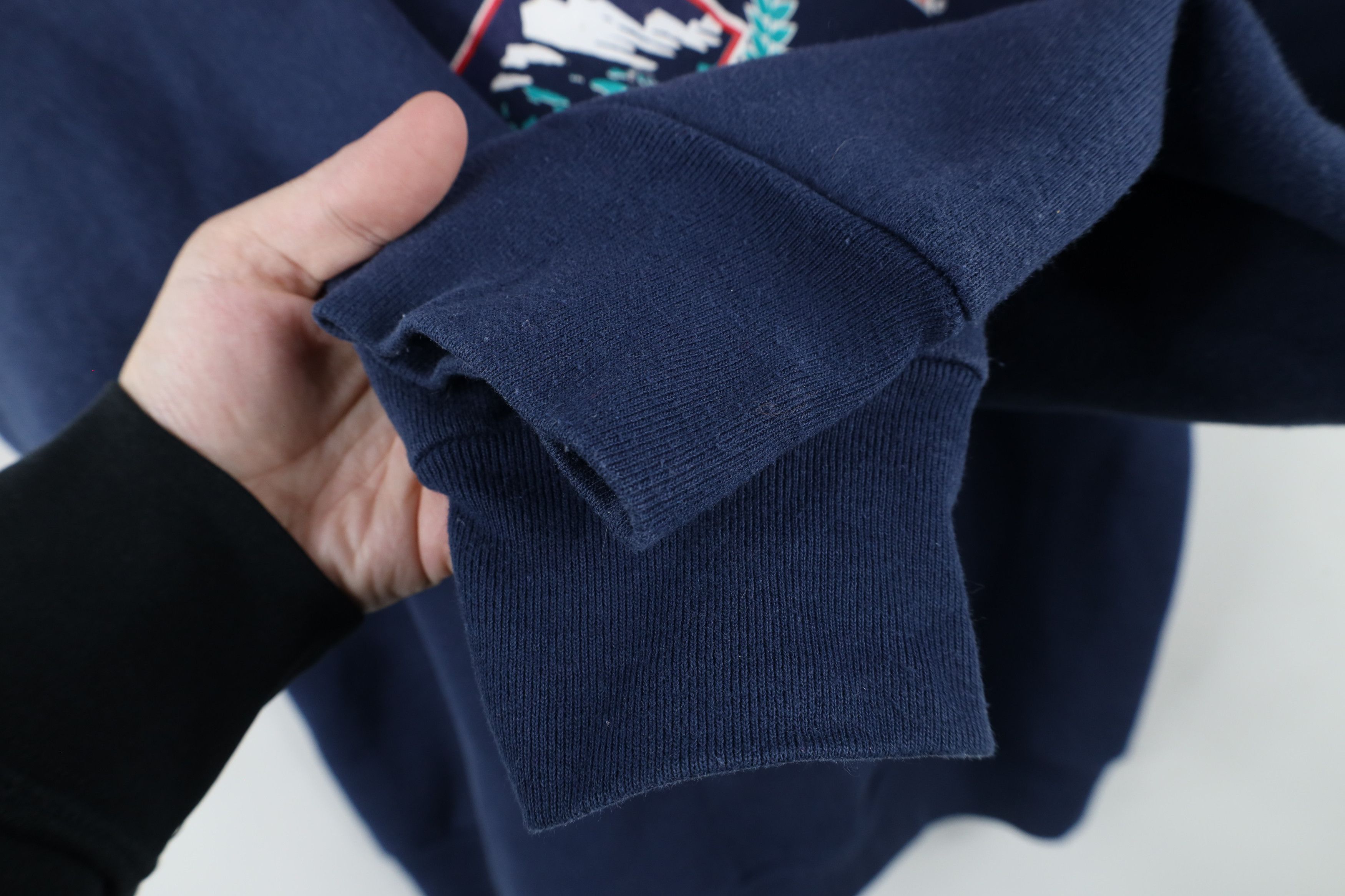 Vintage Vintage 90s Banff Canadian Rockies Sweatshirt Blue USA Size M / US 6-8 / IT 42-44 - 6 Thumbnail