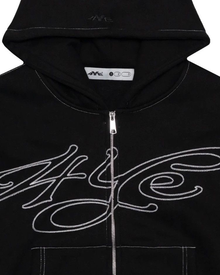 Other 4YE SIGNATURE ZIP HOODIE - BLACK/WHITE Size US L / EU 52-54 / 3 - 4 Thumbnail