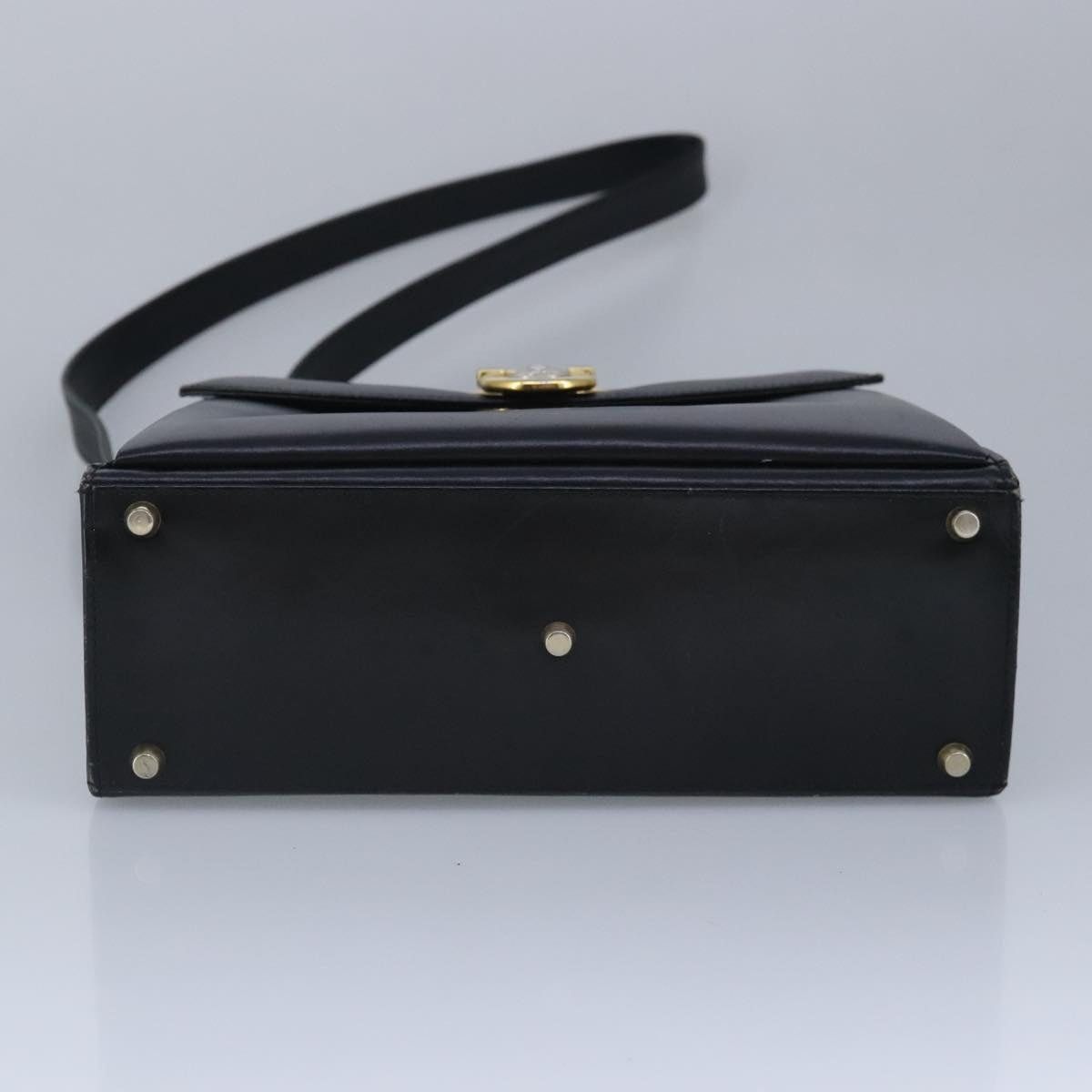 Versace Gianni Versace Shoulder Bag Leather Black Gold Size ONE SIZE - 5 Thumbnail