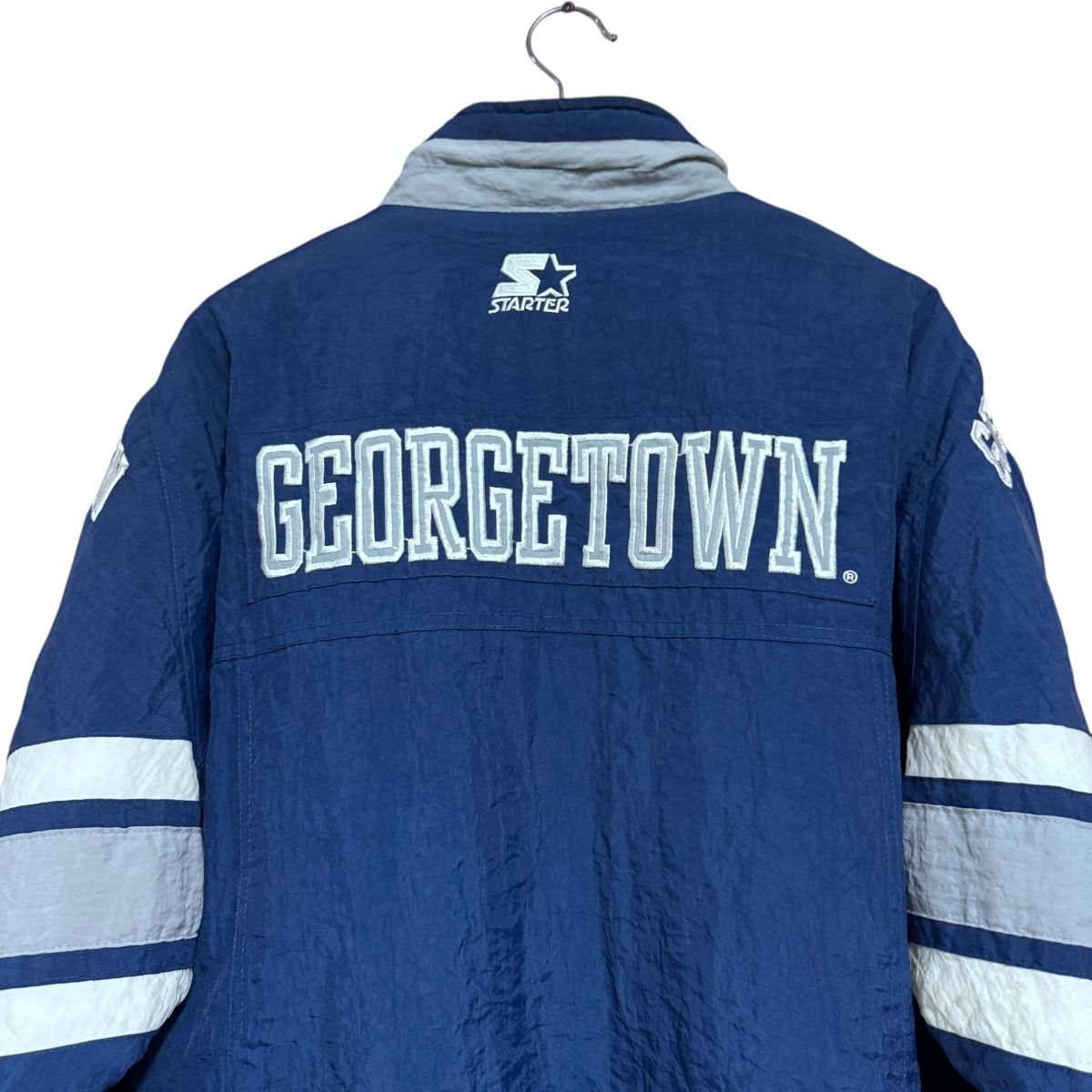 MLB Vintage 90s Starter MLB Georgetown Hoyas Padded Jacket Size US XL / EU 56 / 4 - 12 Thumbnail