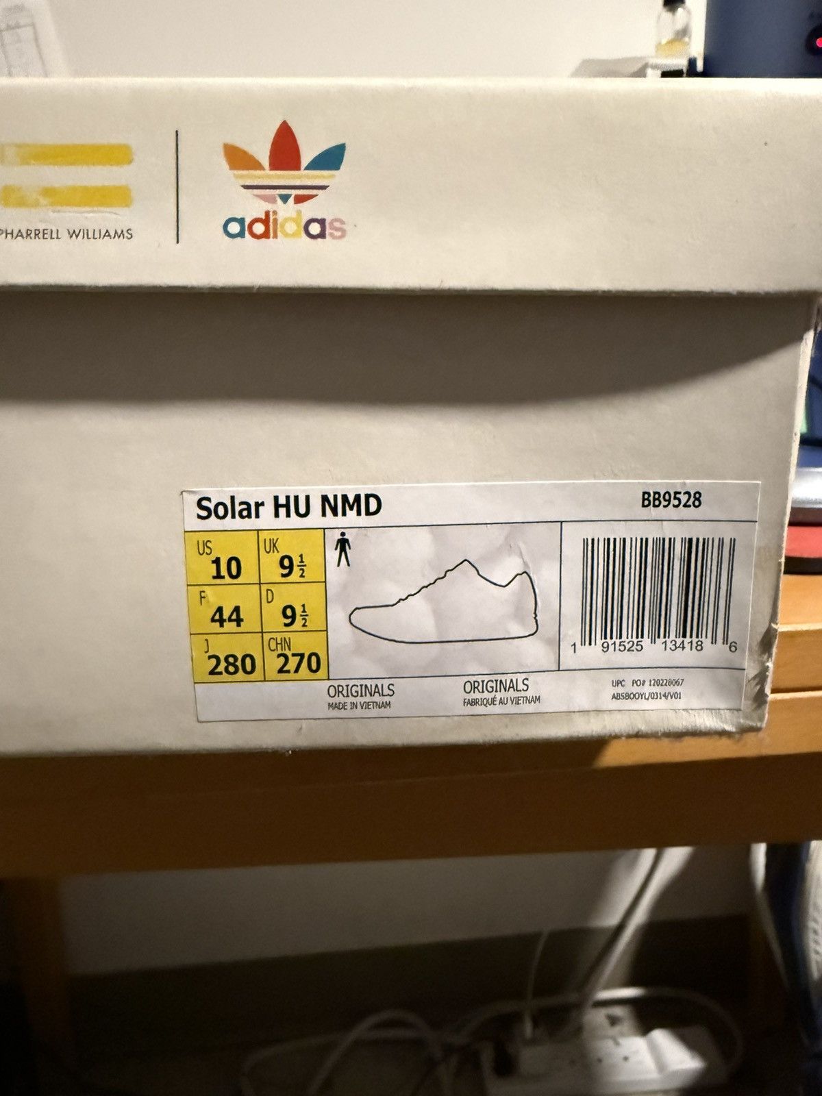 Adidas Human Race Solar Pack Size 10