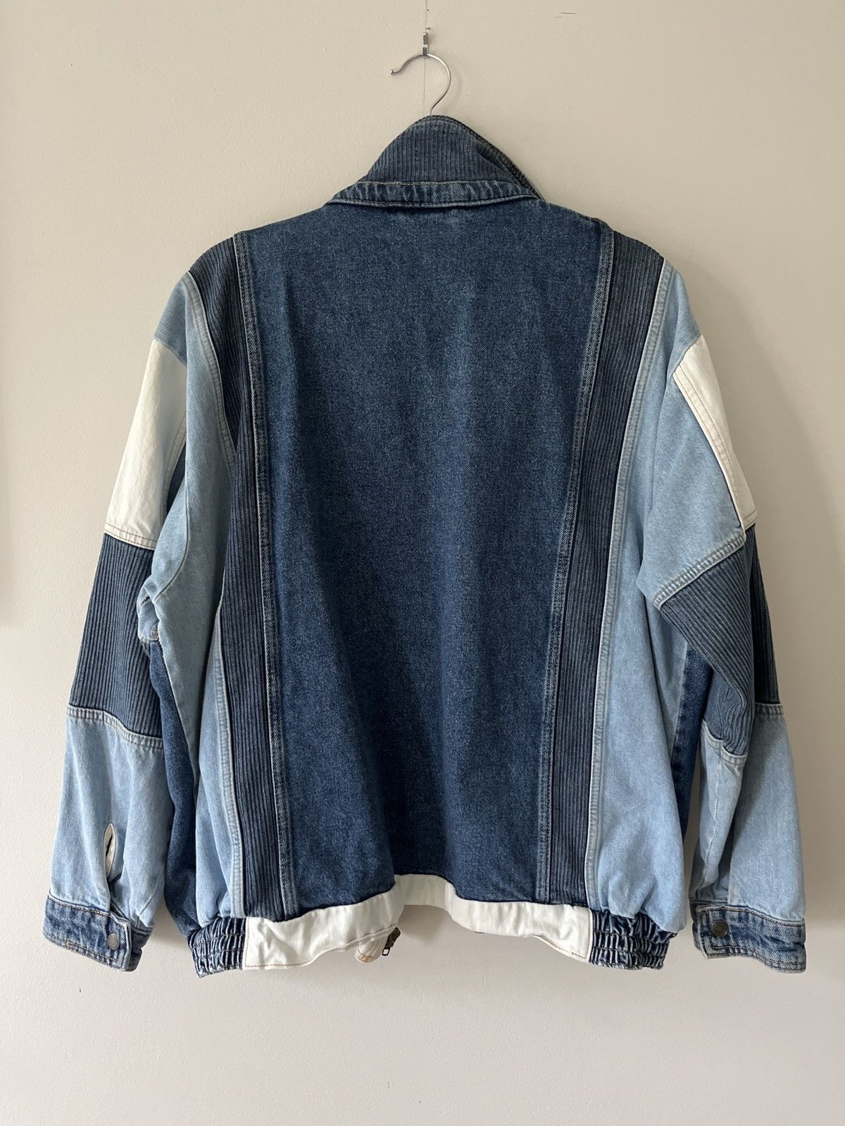 Free People × Vintage Vintage Free People Denim Patchwork Jacket Size US XL / EU 56 / 4 - 2 Thumbnail