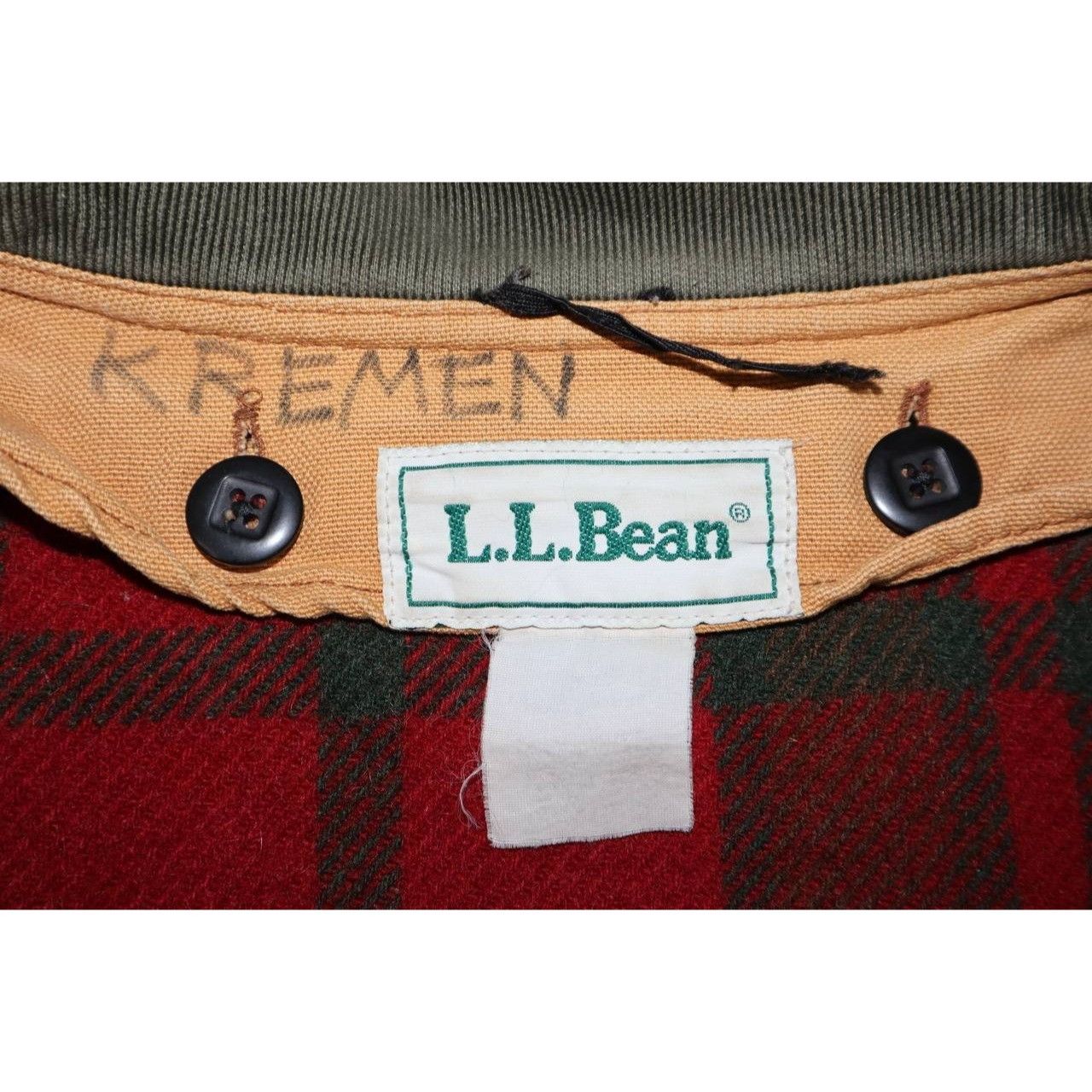 L.L. Bean VINTAGE 90s LL Bean Men's Beige Chore Jacket Size US L / EU 52-54 / 3 - 9 Thumbnail