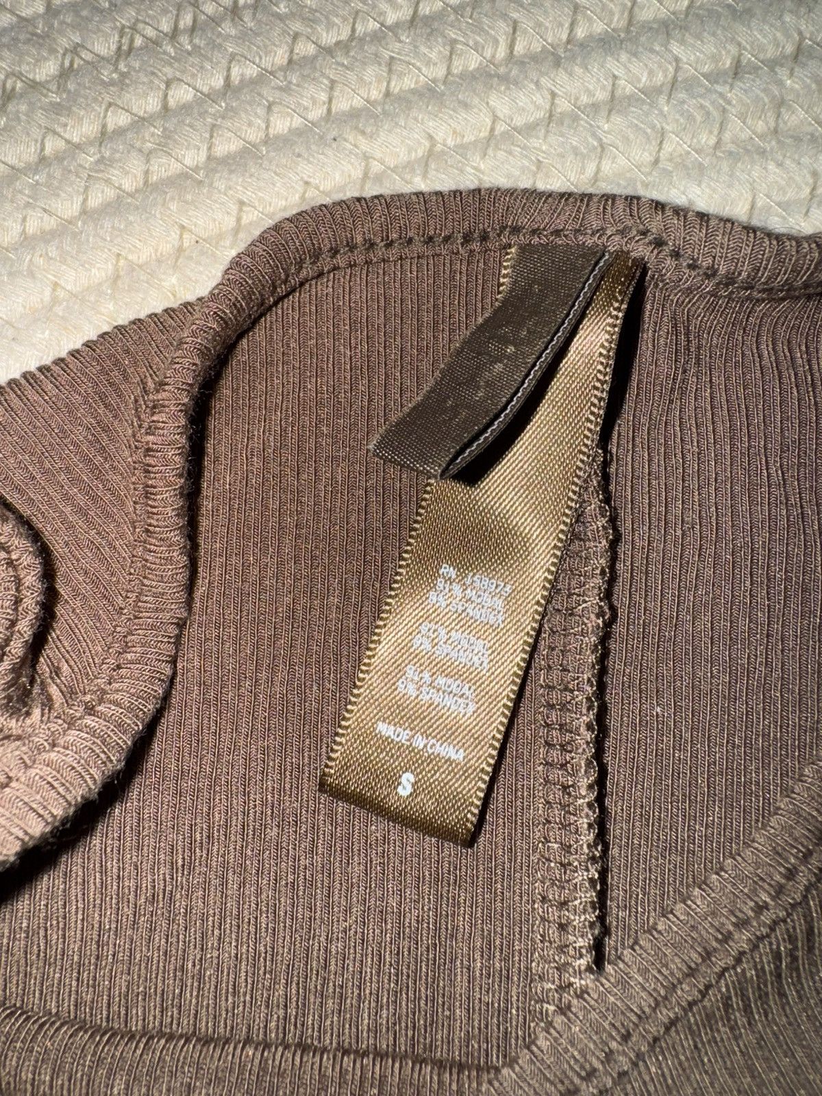 SKIMS SKIMS Women’s Taupe Smooth Layers Long Boat Neck Maxi Size S / US 4 / IT 40 - 4 Thumbnail