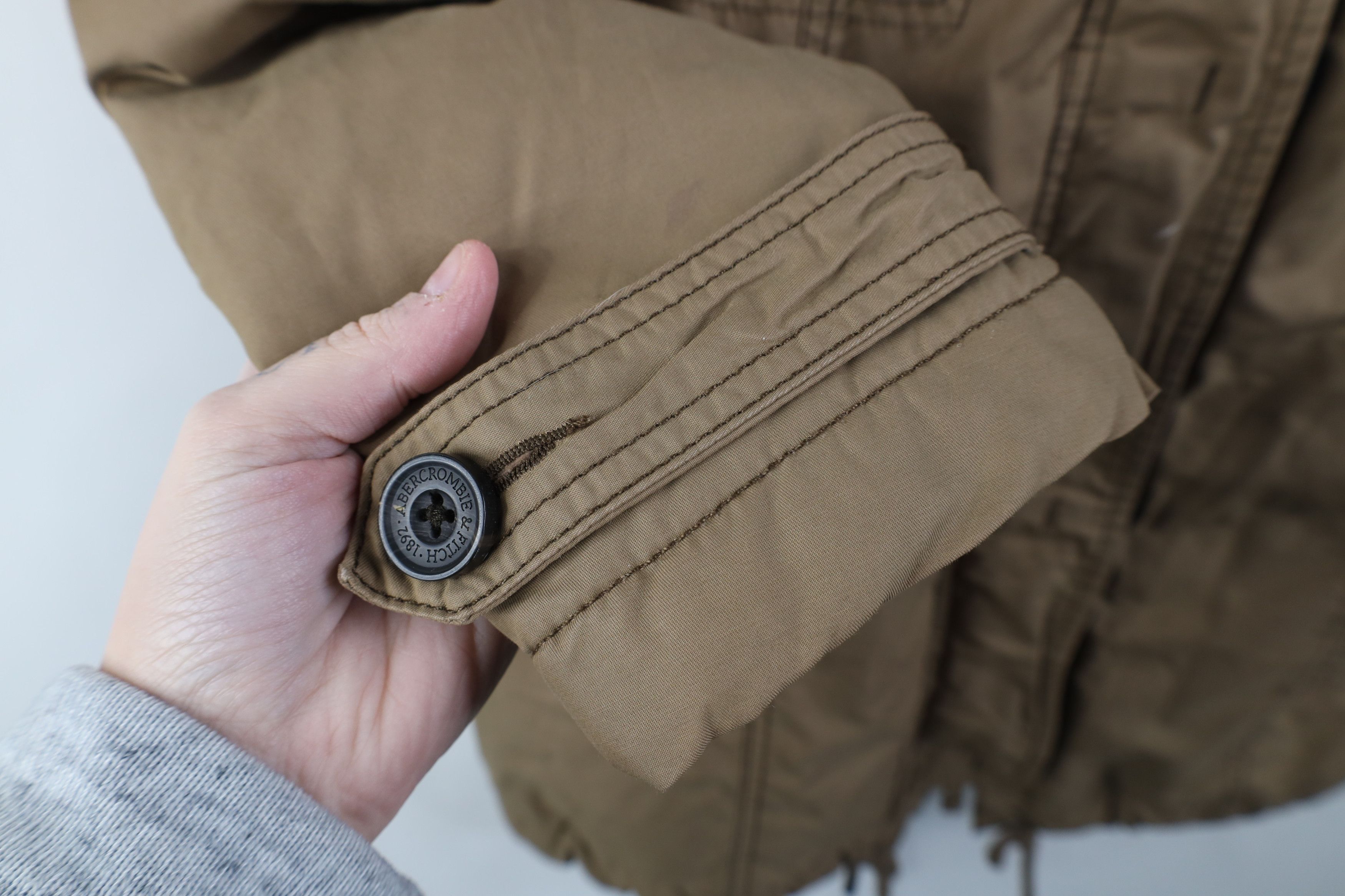 Abercrombie & Fitch Vintage 90s Y2K Abercrombie & Fitch Lined Parka Jacket Size L / US 10 / IT 46 - 8 Thumbnail