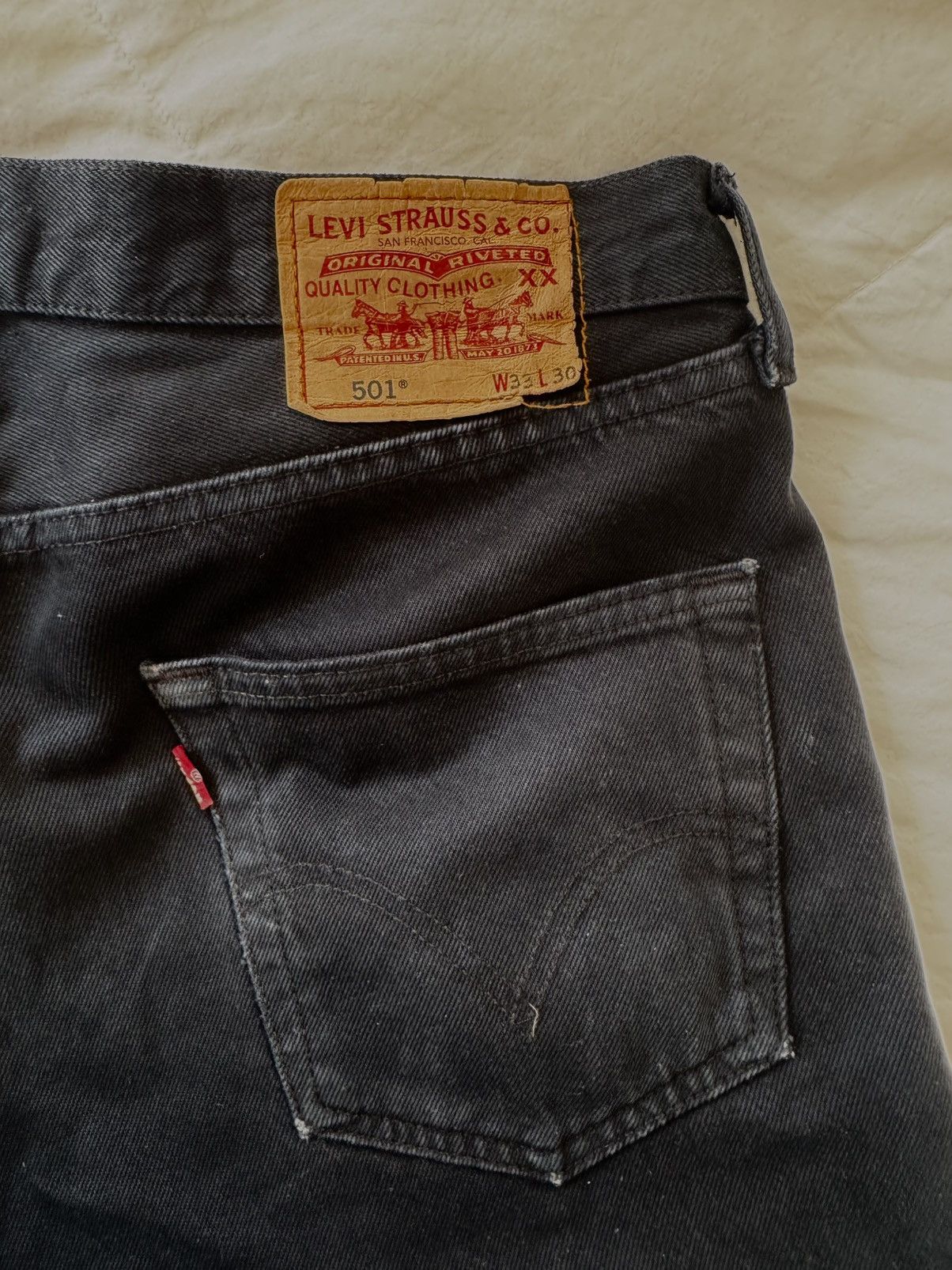 Levi's Levi’s Black Denim Size US 33 - 4 Thumbnail