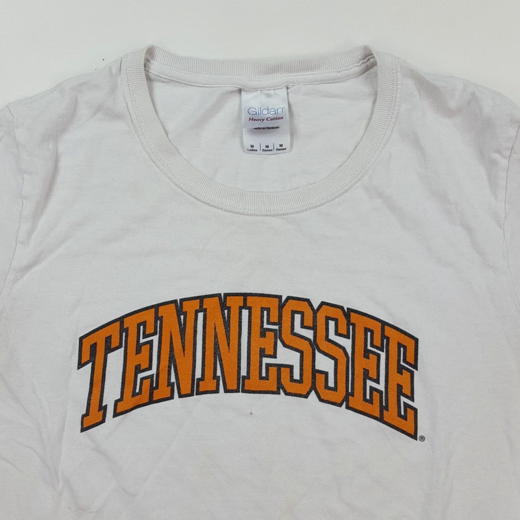 Gildan VINTAGE Tennessee Vols Distressed Women's M College TN T Shirt Top Size M / US 6-8 / IT 42-44 - 2 Thumbnail