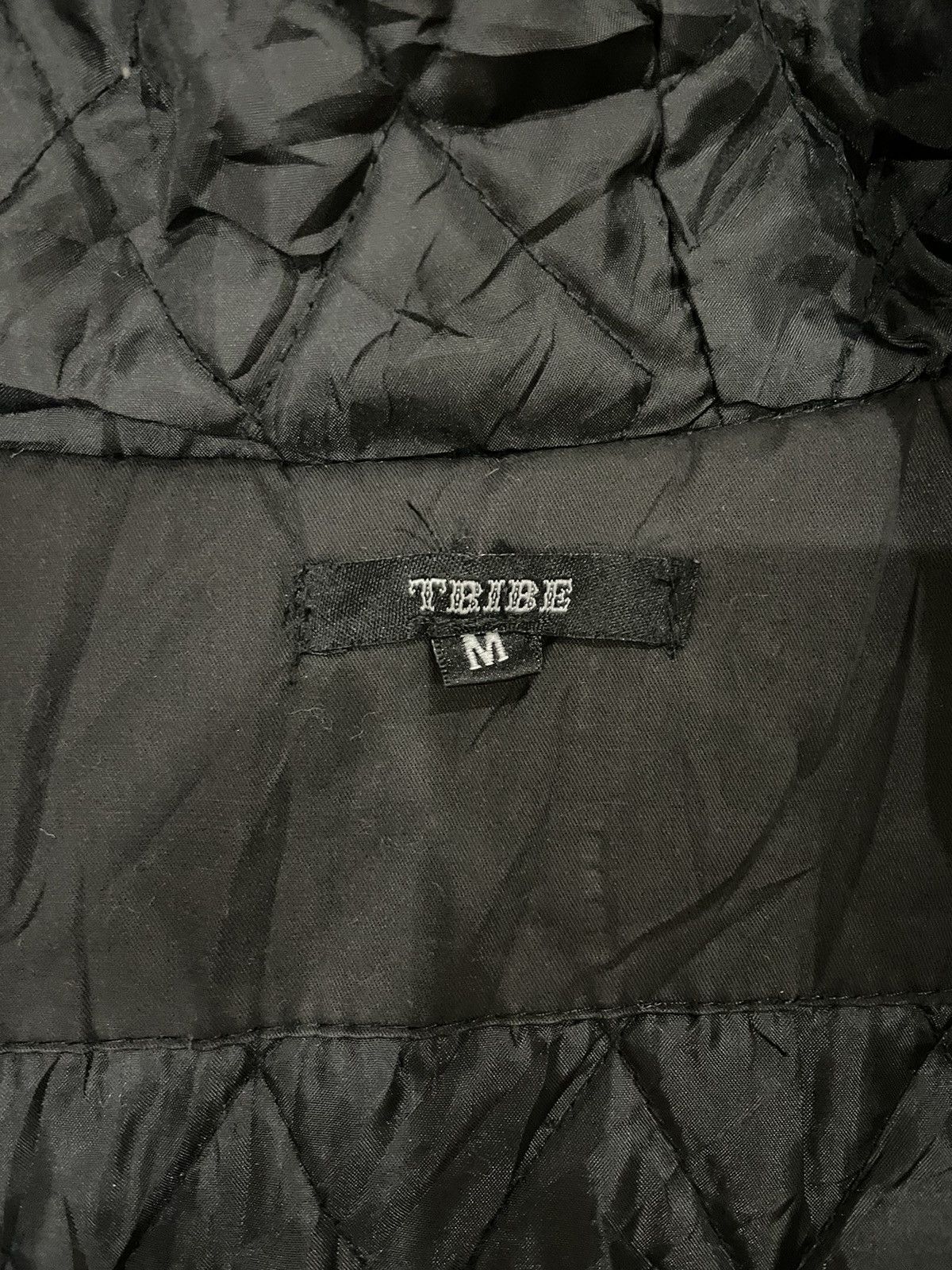Japanese Brand × Vintage TRIBE Raccoon Fur Hooded Puffer Bondage Punk Jacket Size US M / EU 48-50 / 2 - 15 Thumbnail