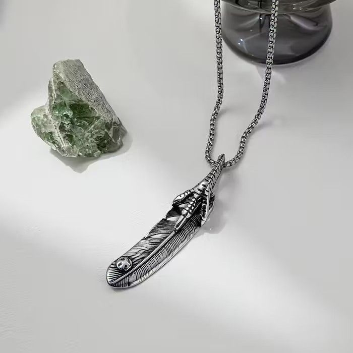 Jewelry × Vintage Leaf Pendant Chain Necklace Size ONE SIZE - 3 Thumbnail