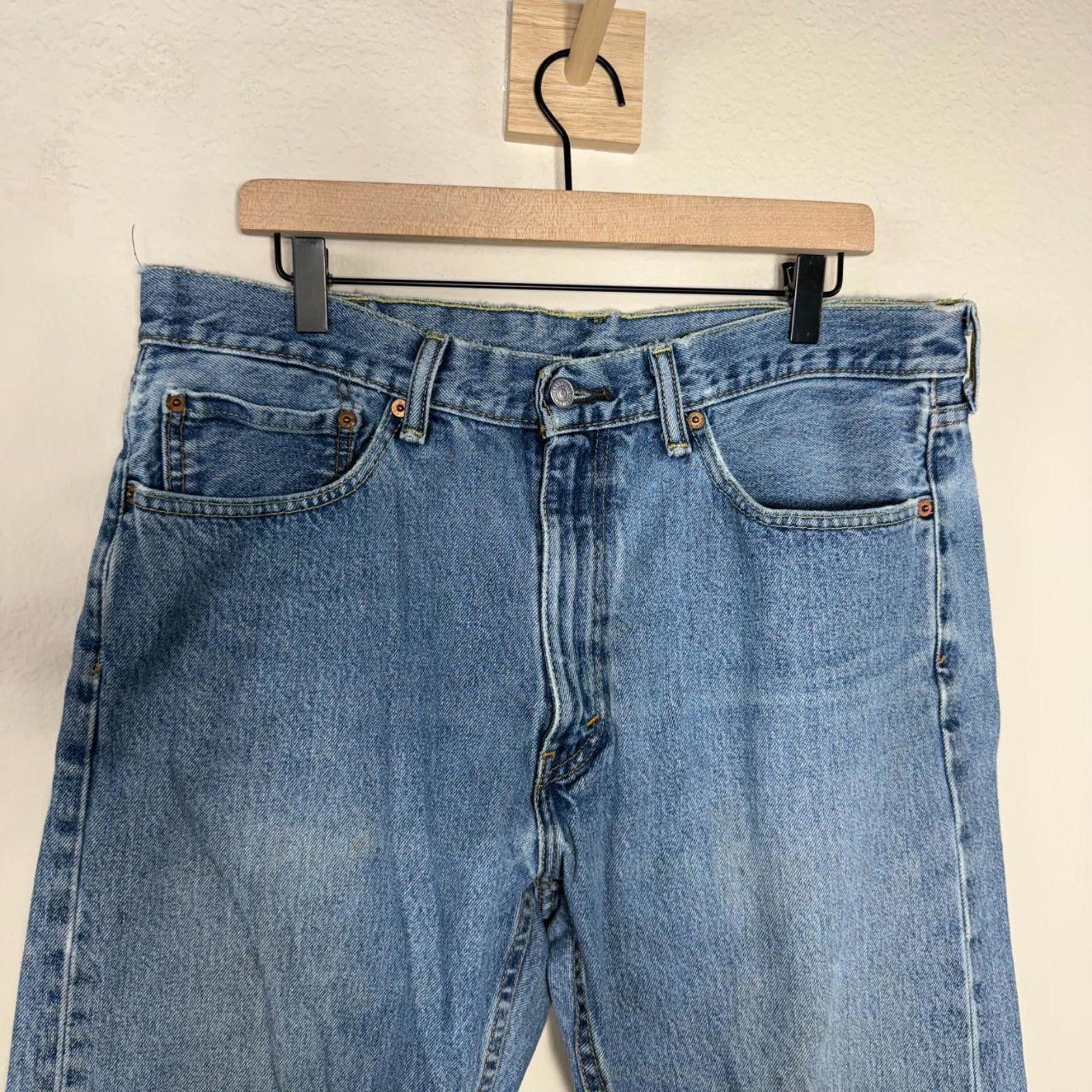 Levi's Levis 505 Jeans Men's 36x29 Blue Size US 36 / EU 52 - 5 Thumbnail