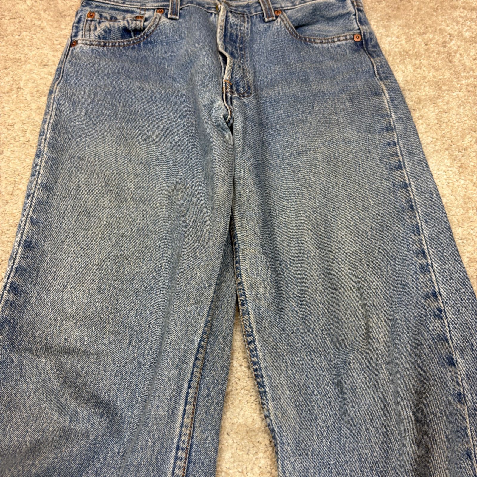 Levi's Vintage 90s Levi's 501 Straight Leg Jeans 30x31.5 Size US 30 / EU 46 - 15 Thumbnail