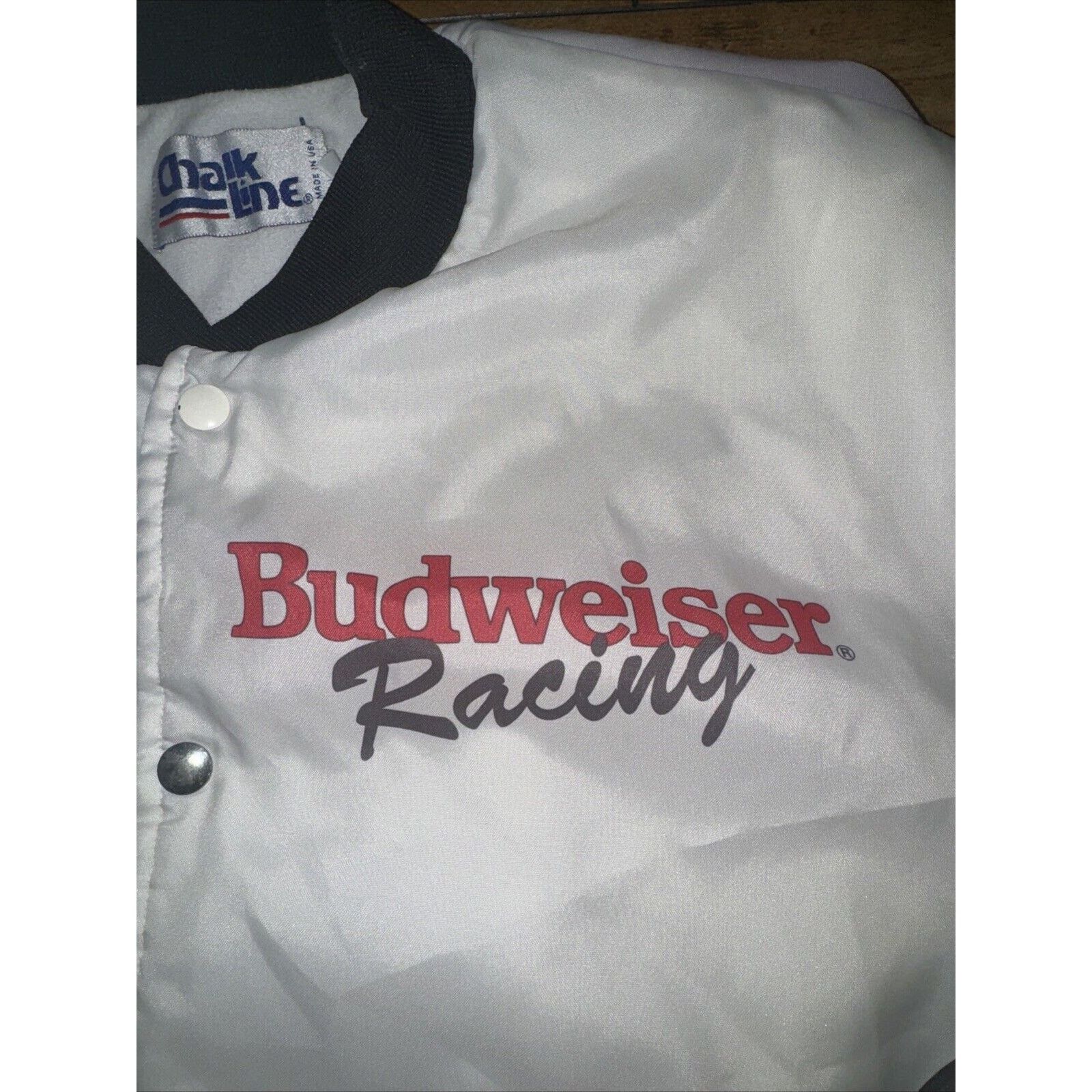 Chalk Line × Vintage Chalk Line Budweiser Racing Jacket XL 25x25 90s Made In USA Size US XL / EU 56 / 4 - 2 Thumbnail