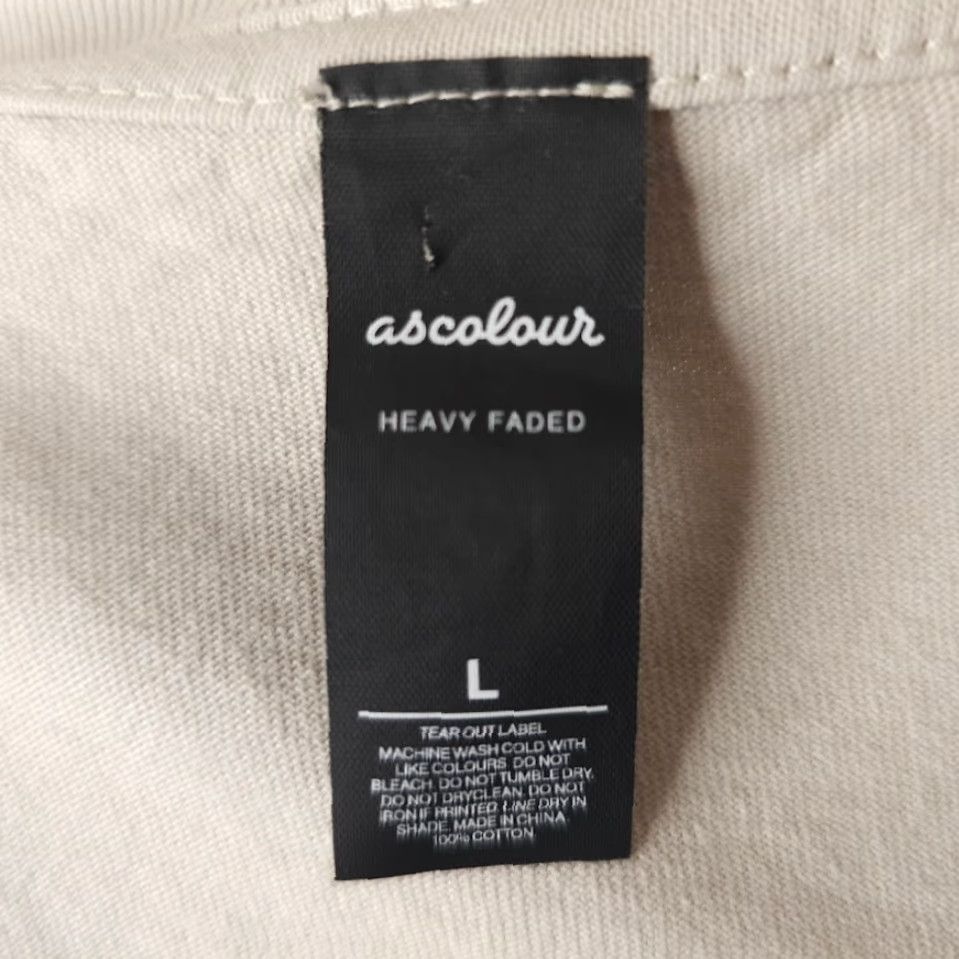 AS Colour Drink Nello T Shirt Mens Size Large Cream Lemon Lime Fruit Flavors OVERSIZED Fit Snack Tee Shirt Size US L / EU 52-54 / 3 - 5 Thumbnail