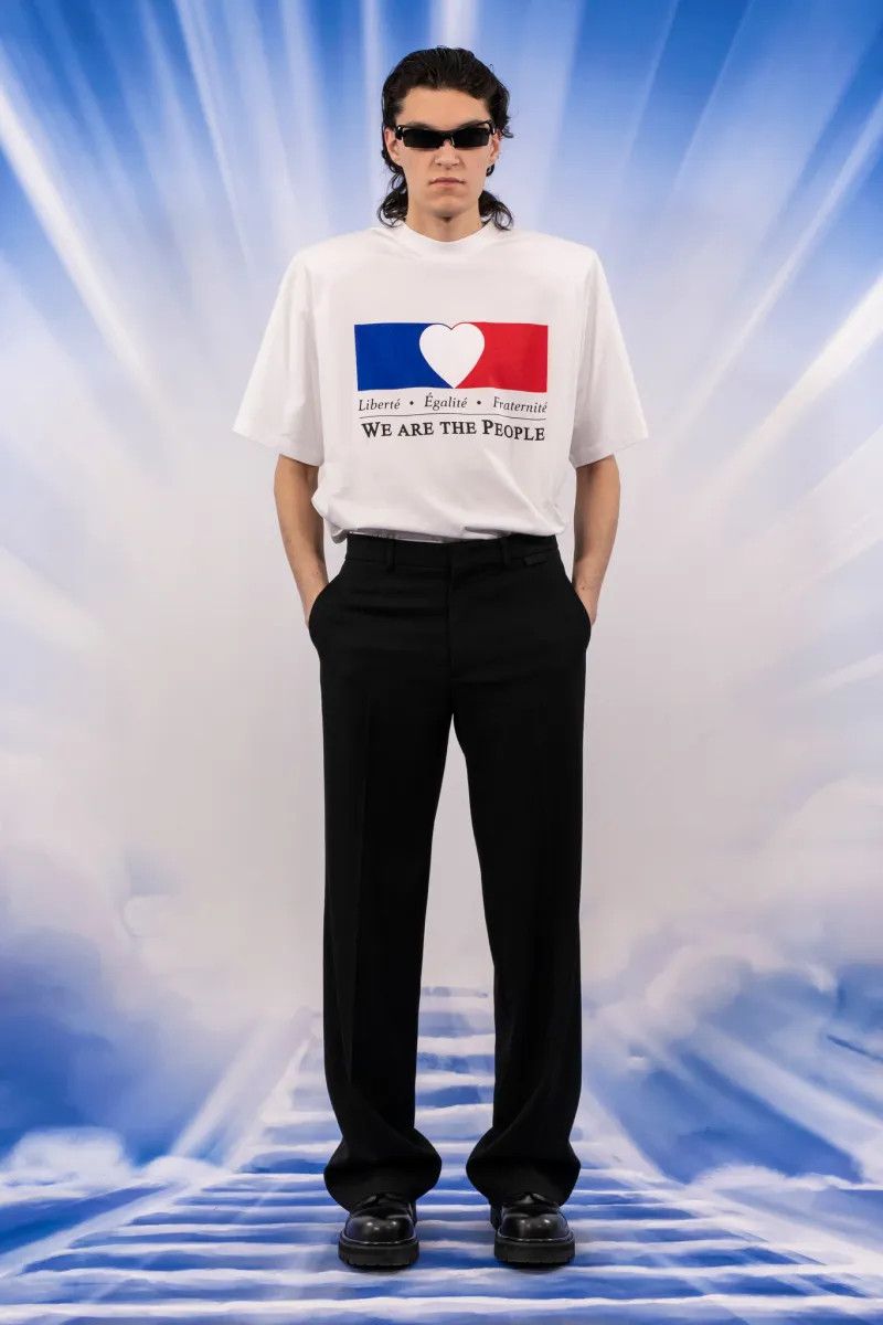 Vetements White We Are The People Heart Oversized T-Shirt Size M / US 6-8 / IT 42-44 - 5 Thumbnail