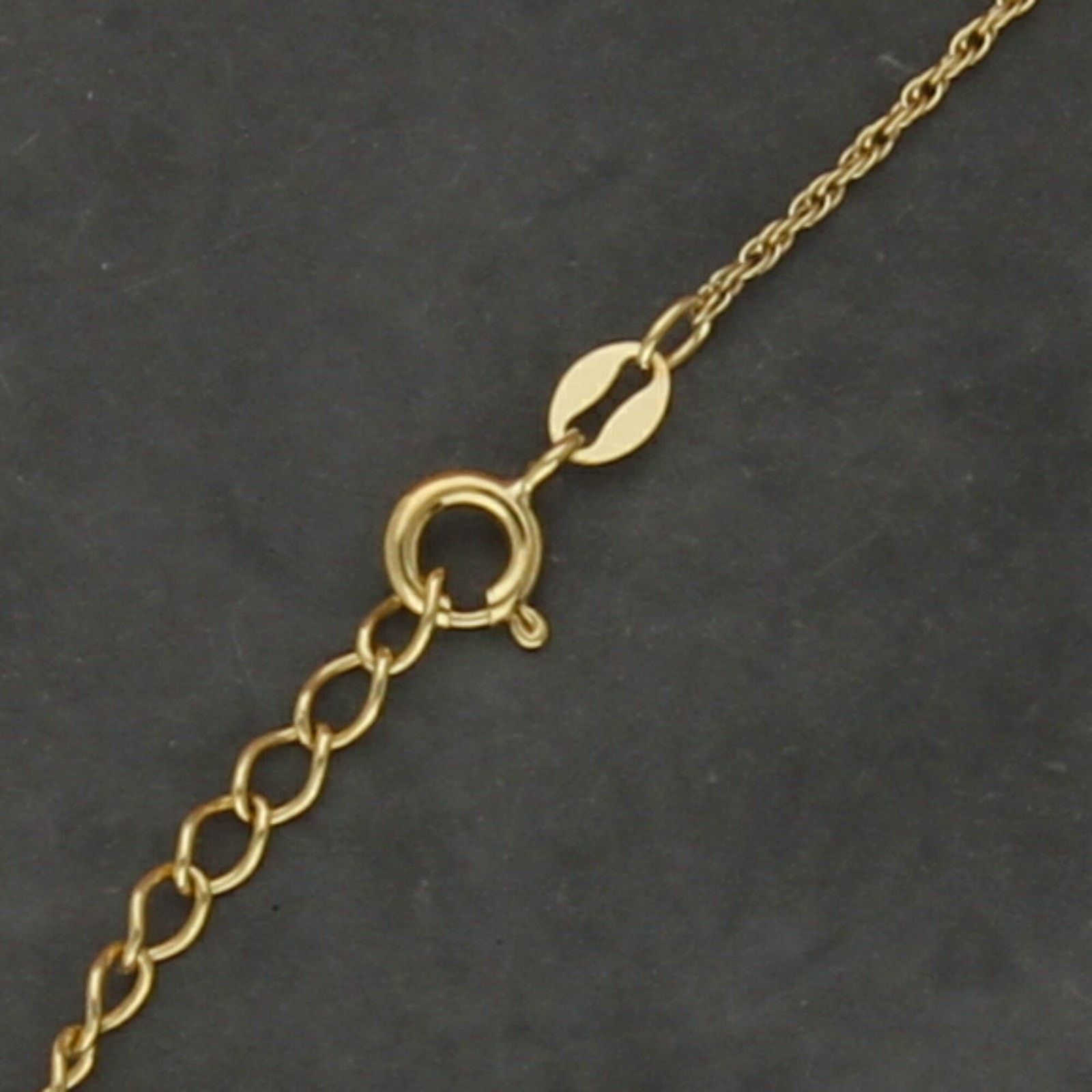 Sterling Silver sterling silver gold prince of wales chain necklace 17-19in Size ONE SIZE - 3 Thumbnail