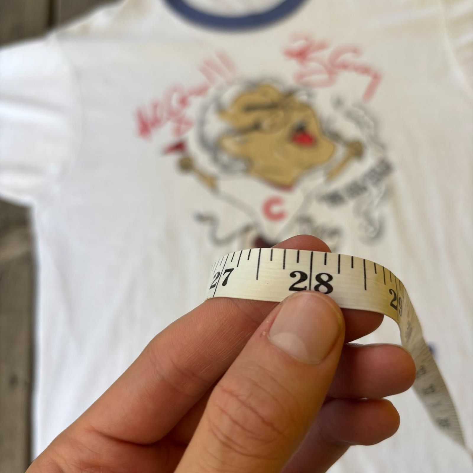 Vintage 1985 chicago cubs single stitched ringer tee shirt Size US L / EU 52-54 / 3 - 8 Thumbnail