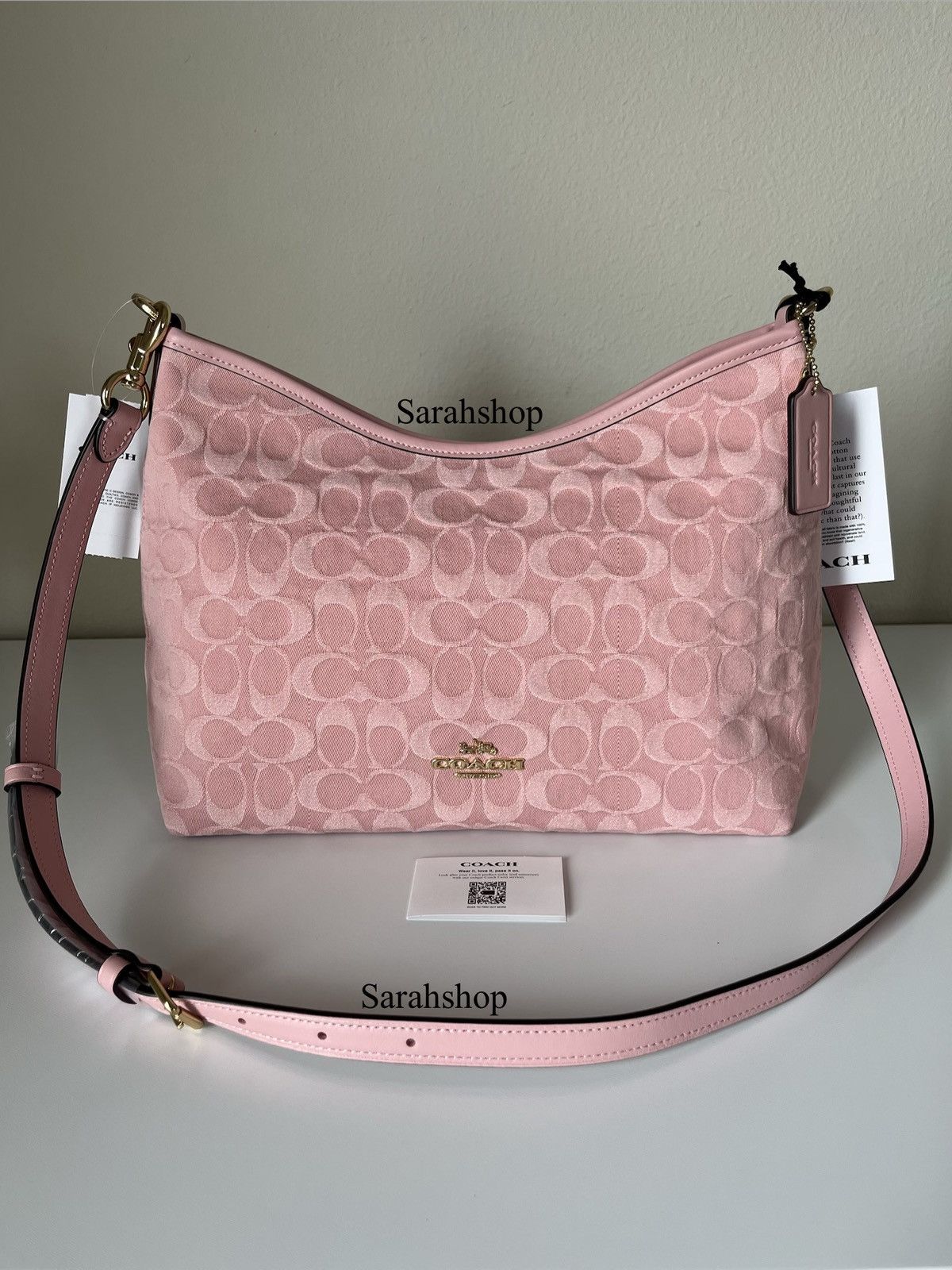 Coach Coach Laurel Shoulder Bag In Signature Denim Size ONE SIZE - 2 Thumbnail