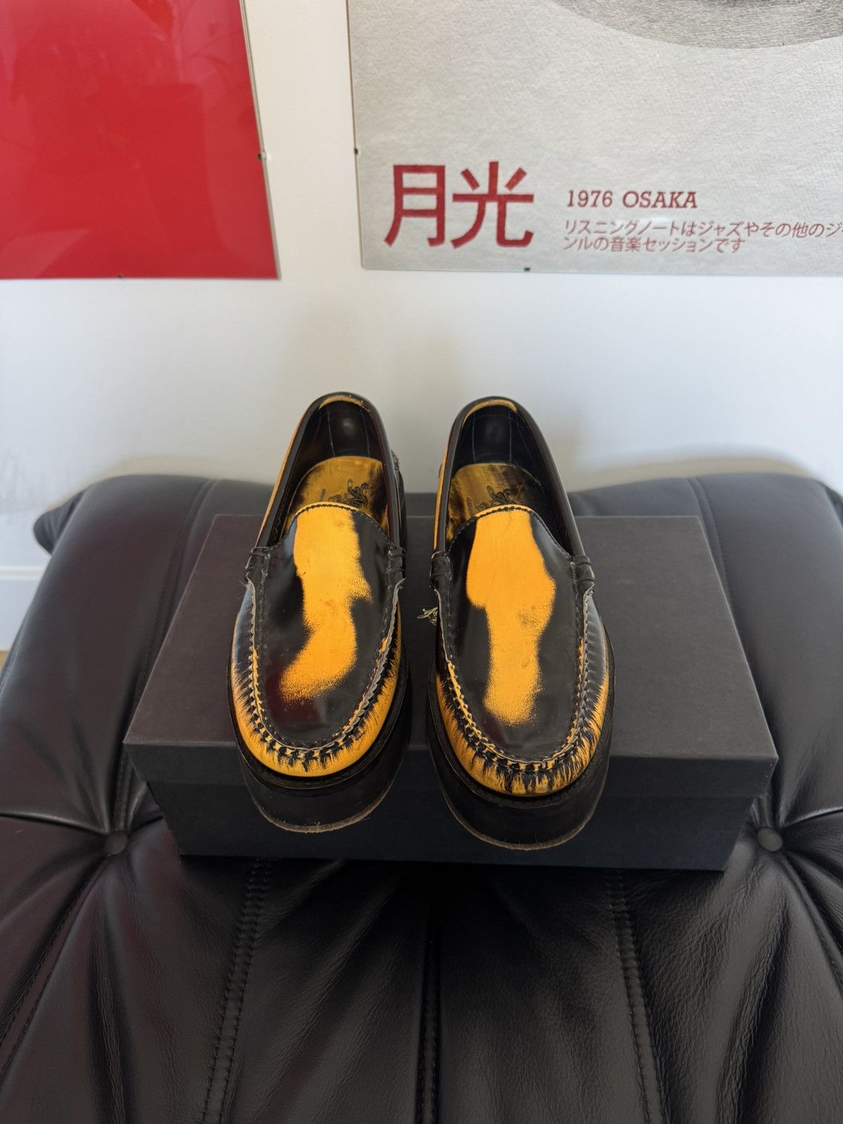 Alejandro Ingelmo Alejandro Ingelmo Platform Loafers Avant Garde Orange Black Size US 7 / EU 40 - 2 Thumbnail