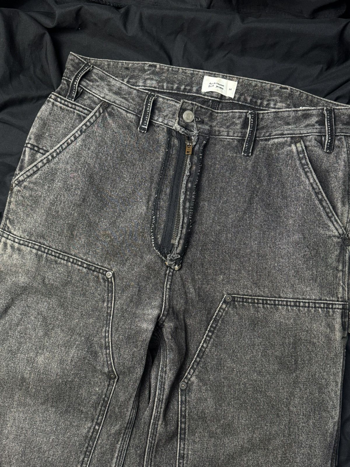 Andersson Bell Archived Andersson Bell Denim Pants Double Knee Carpenter JW Size US 33 - 5 Thumbnail
