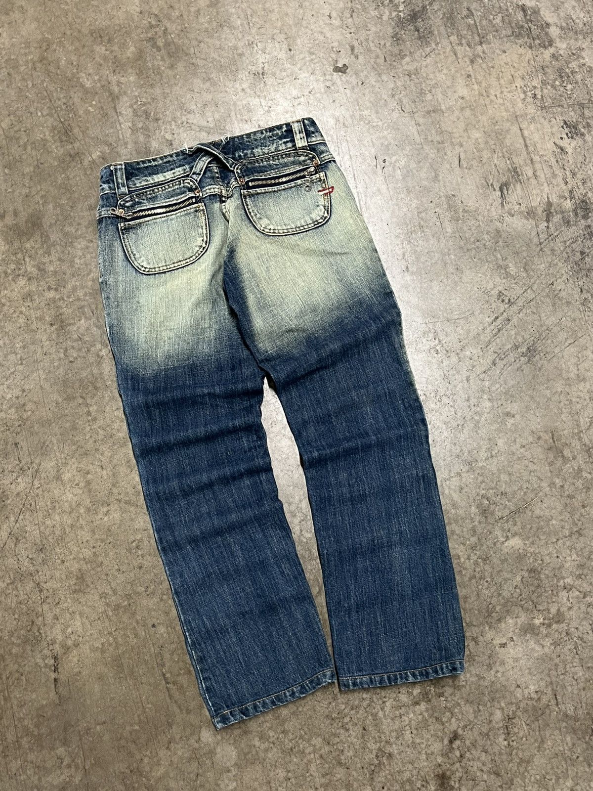 Diesel Diesel vintage baggy fit flare jeans faded wash denim rare Size US 30 / EU 46 - 1 Thumbnail