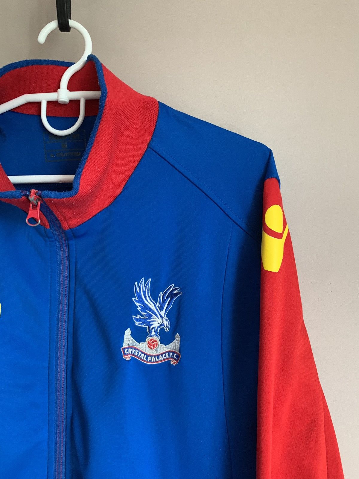Macron Crystal Palace Zip Full Football Jacket Macron Soccer Sz M Size US M / EU 48-50 / 2 - 6 Thumbnail
