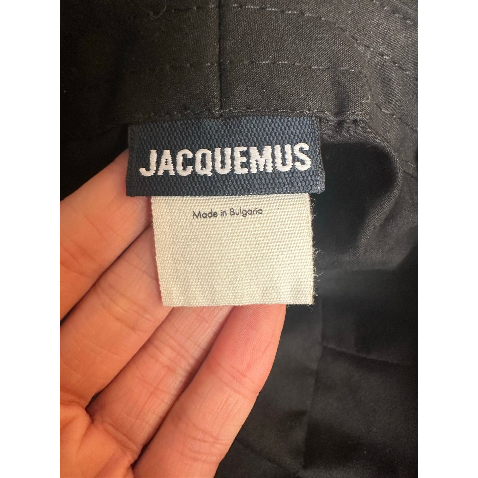 Jacquemus Jacquemus Black Bucket Hat - OS - Mint Size ONE SIZE - 7 Thumbnail