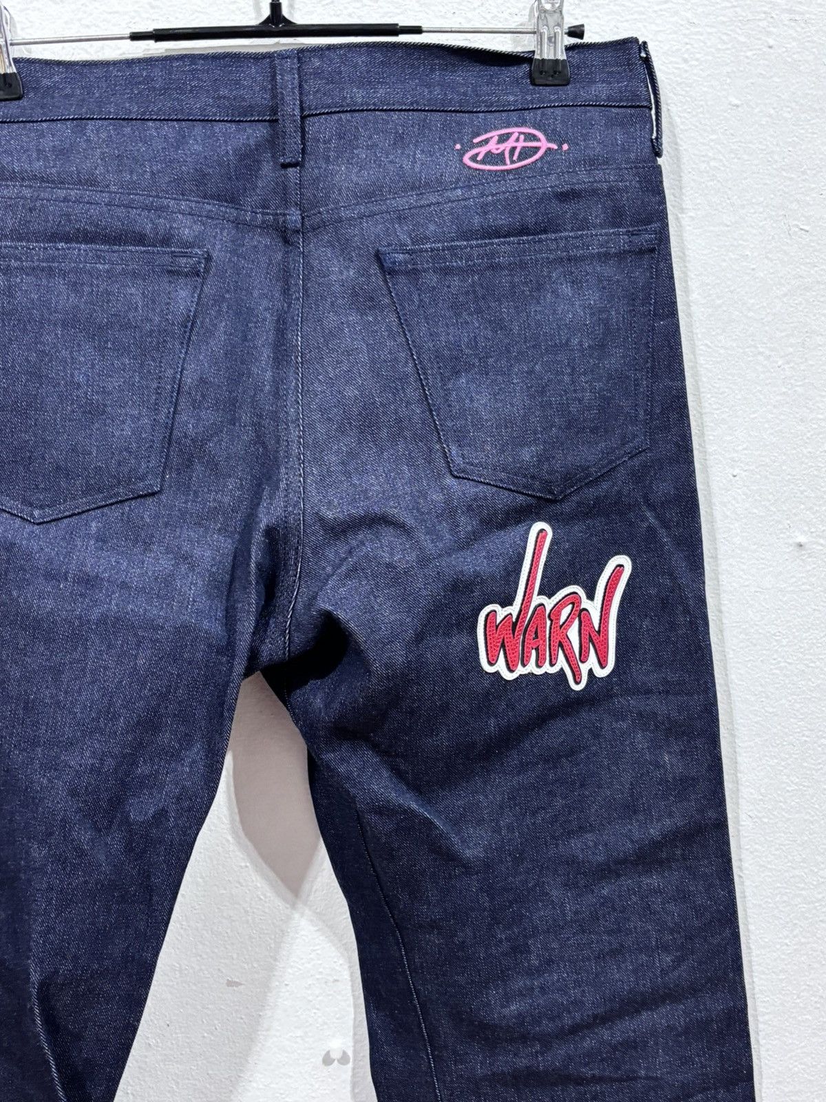 Matty Boy Matty Boy Blue Anti Promo Patch Jeans Size US 34 / EU 50 - 4 Thumbnail