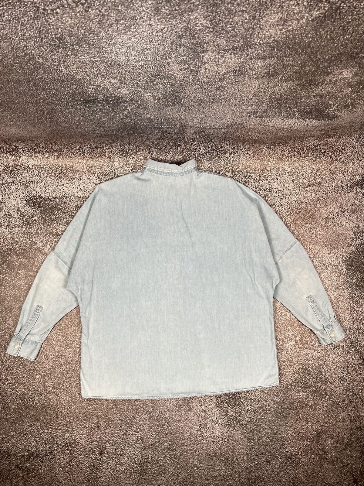 Acne Studios Acne Studios Jetson oversized denim shirt Size S / US 4 / IT 40 - 6 Thumbnail