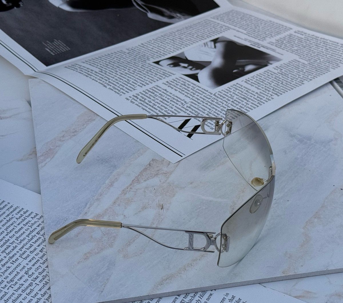 Dior Dior Galliano vintage sunglasses Diorella Size ONE SIZE - 17 Thumbnail
