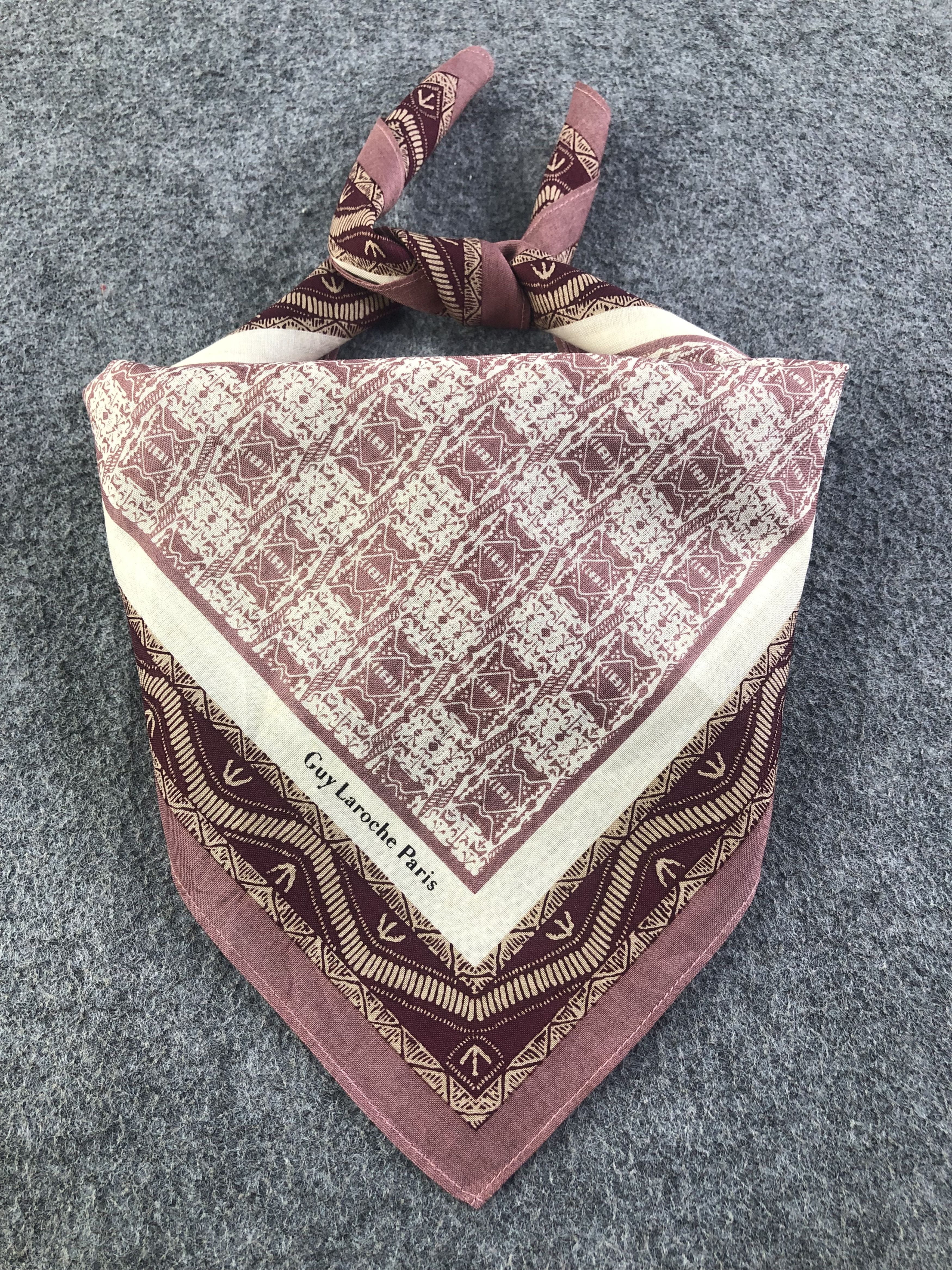 Guy Laroche × Vintage Guy Laroche Handkerchief / Bandana / Neckerchief Size ONE SIZE - 1 Thumbnail